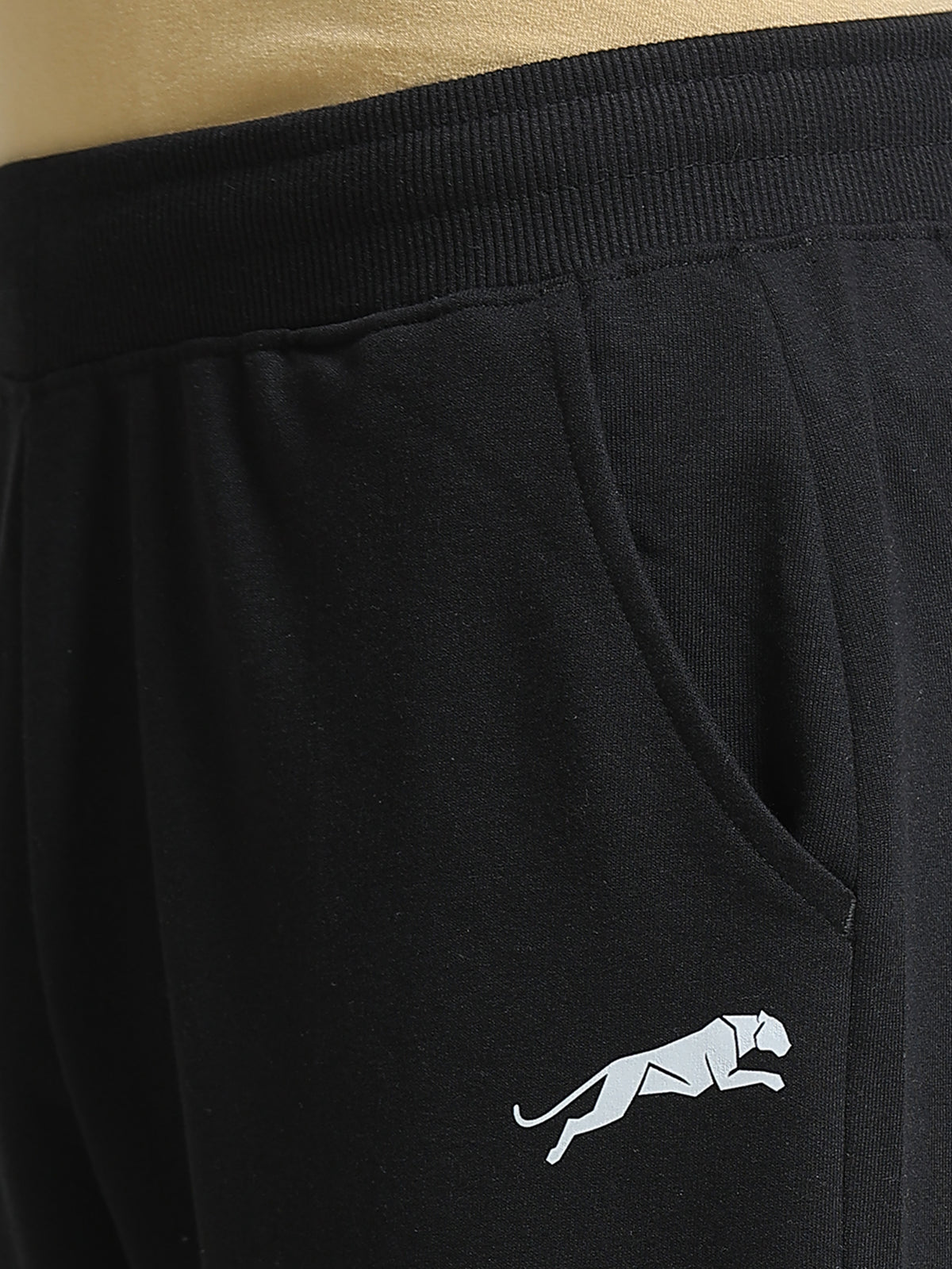 ARDEUR ZEAL IN YOU Men's Regular Fit Track Pants - Black