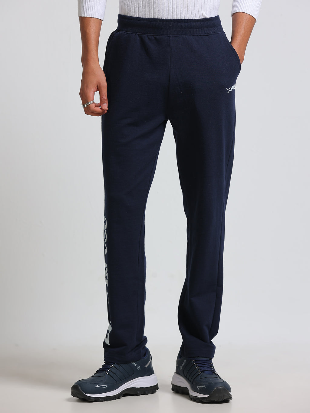 ARDEUR ZEAL IN YOU Men's Regular Fit Track Pants - Navy