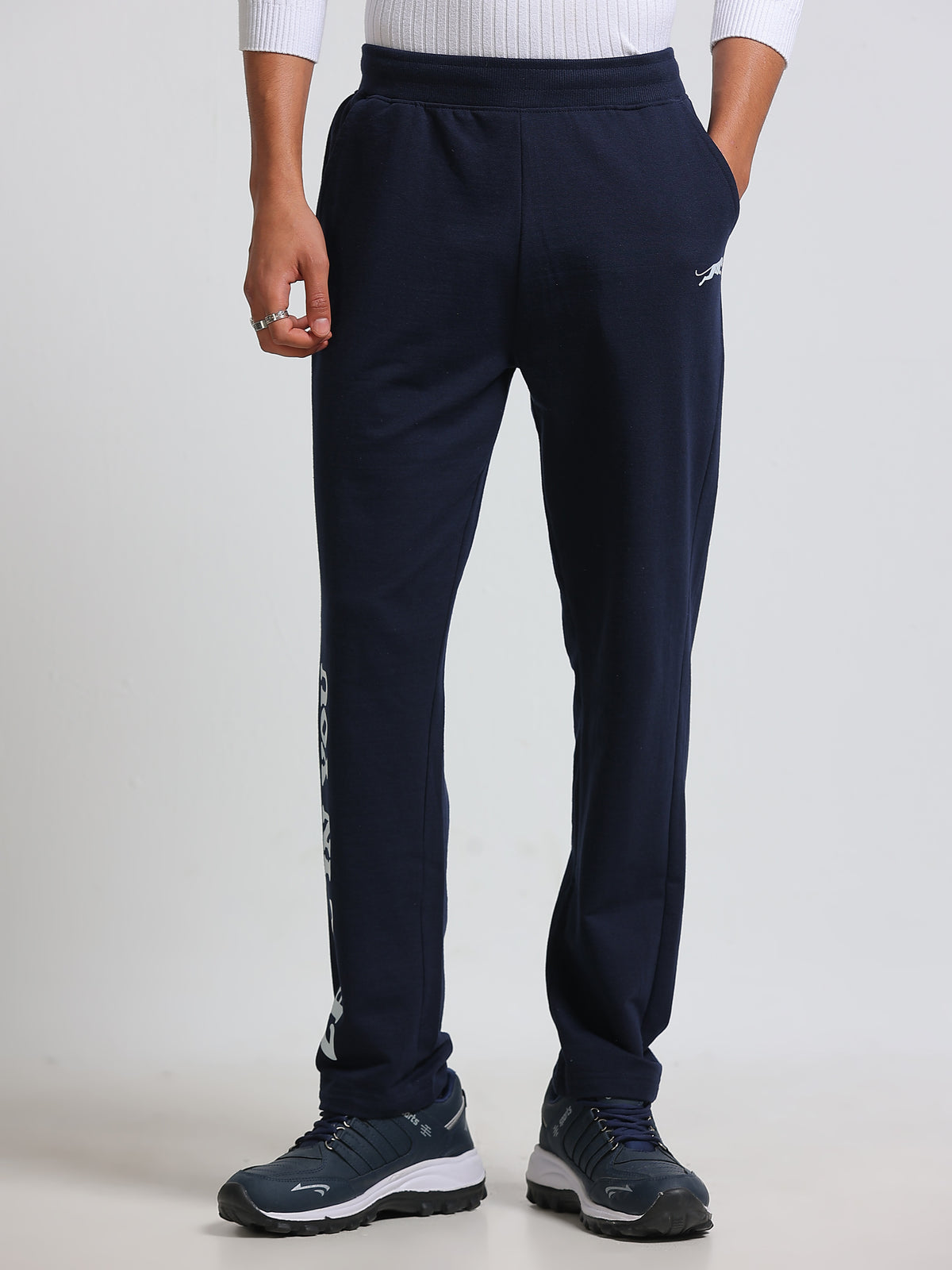 ARDEUR ZEAL IN YOU Men's Regular Fit Track Pants - Navy