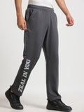 ARDEUR ZEAL IN YOU Men's Regular Fit Track Pants - Steel Grey
