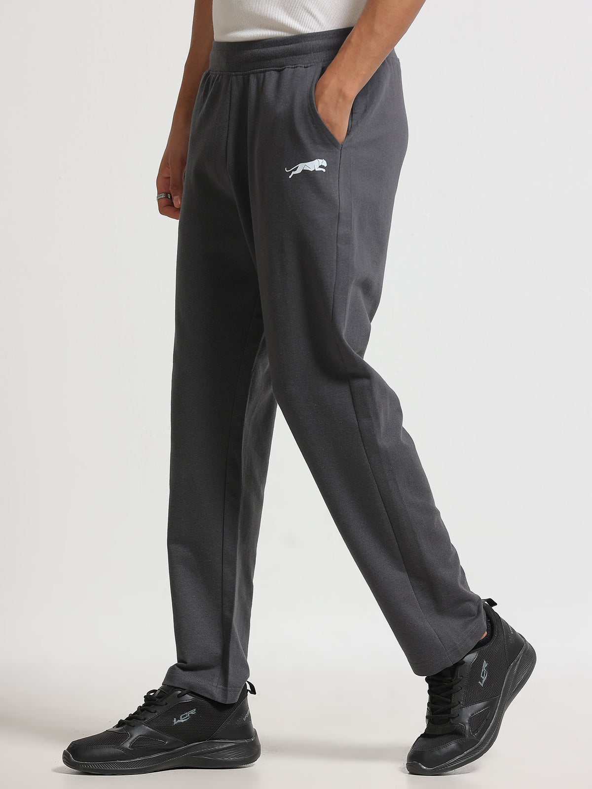 ARDEUR ZEAL IN YOU Men's Regular Fit Track Pants - Steel Grey