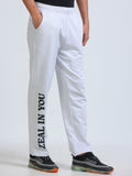 ARDEUR ZEAL IN YOU Men's Regular Fit Track Pants - White