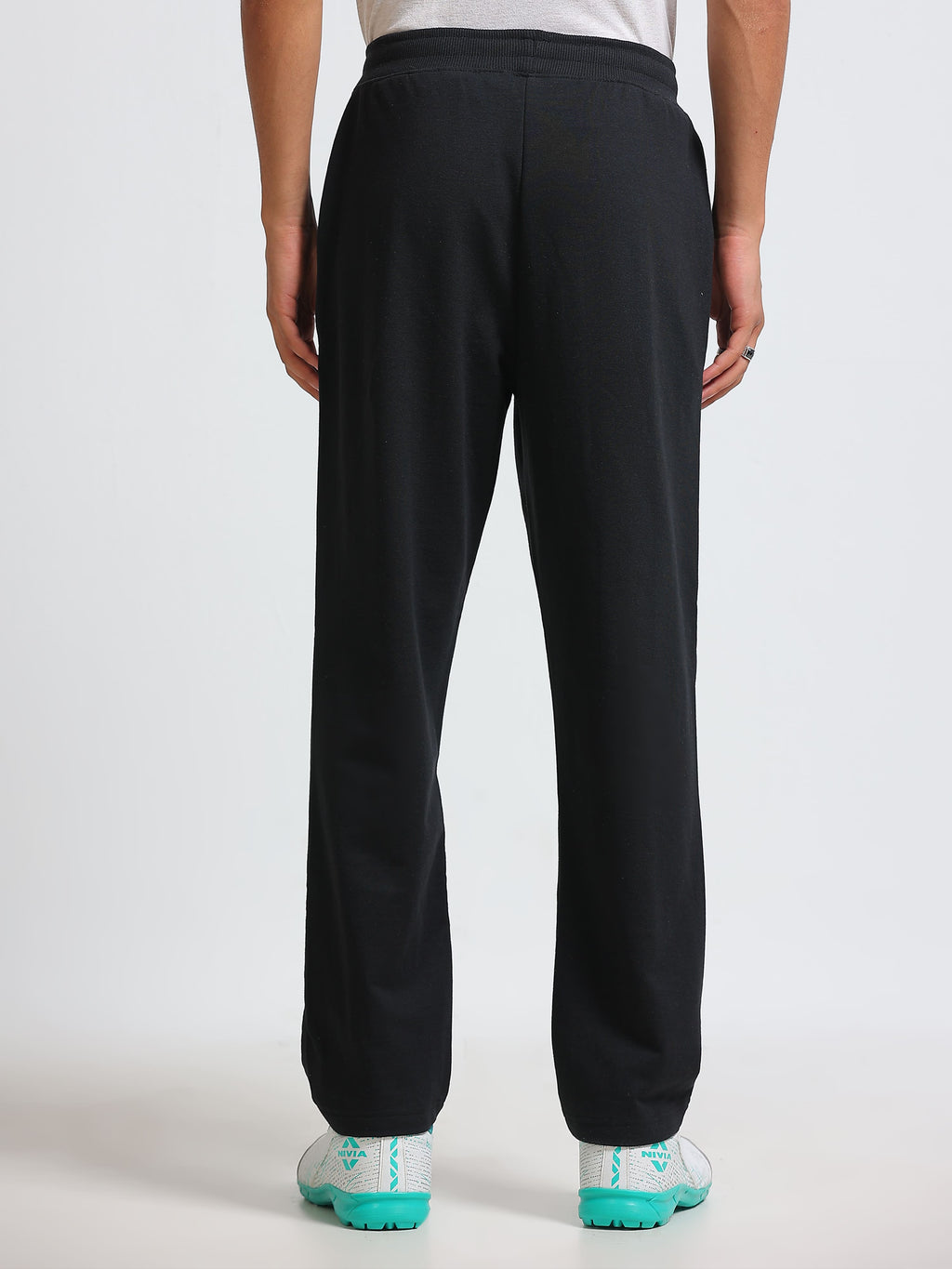 ARDEUR ZEAL IN YOU Men's Regular Fit Blend Track Pants - Black