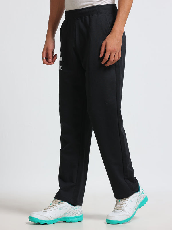 ARDEUR ZEAL IN YOU Men's Regular Fit Blend Track Pants - Black