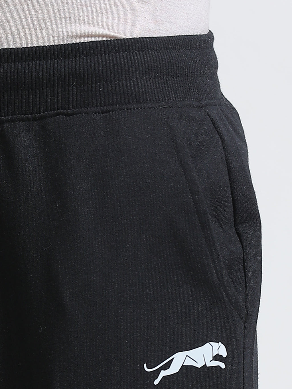 ARDEUR ZEAL IN YOU Men's Regular Fit Blend Track Pants - Black