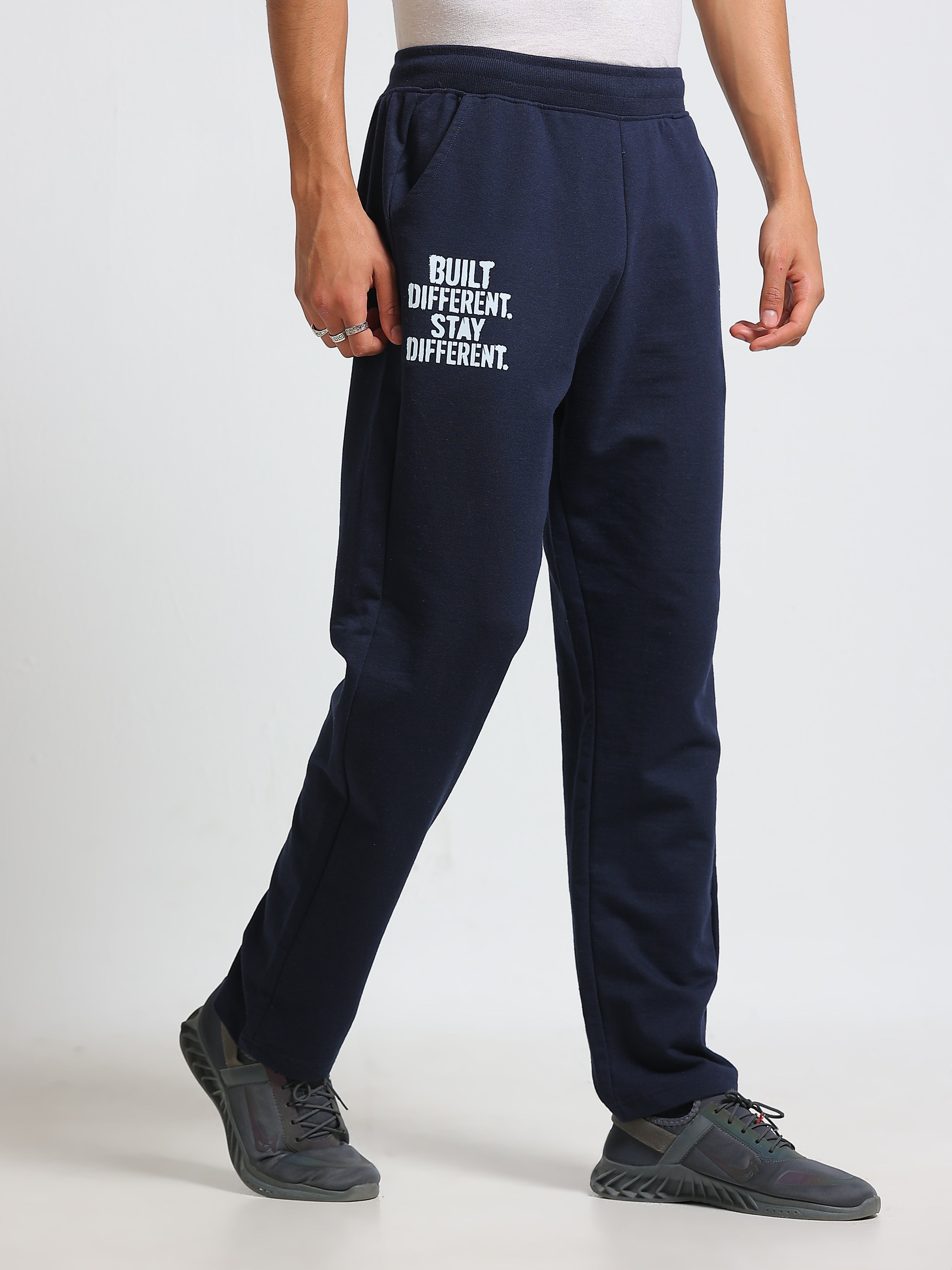 ARDEUR ZEAL IN YOU Men's Regular Fit Blend Track Pants - Navy