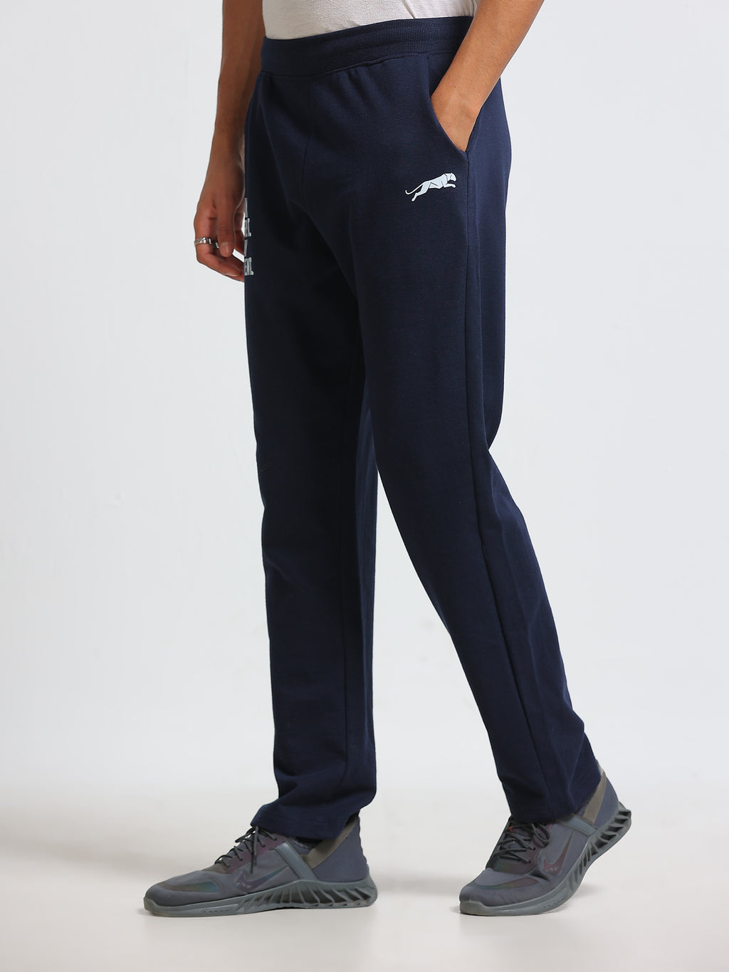 ARDEUR ZEAL IN YOU Men's Regular Fit Blend Track Pants - Navy