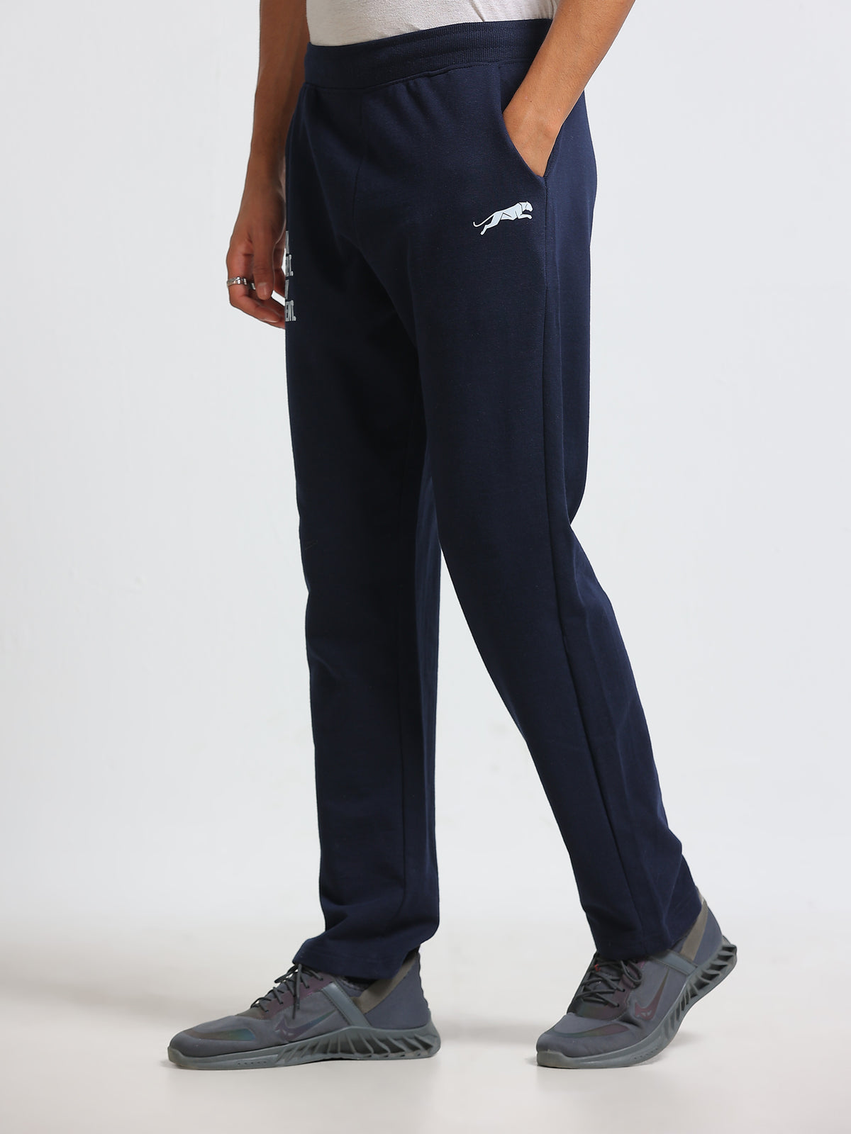 ARDEUR ZEAL IN YOU Men's Regular Fit Blend Track Pants - Navy