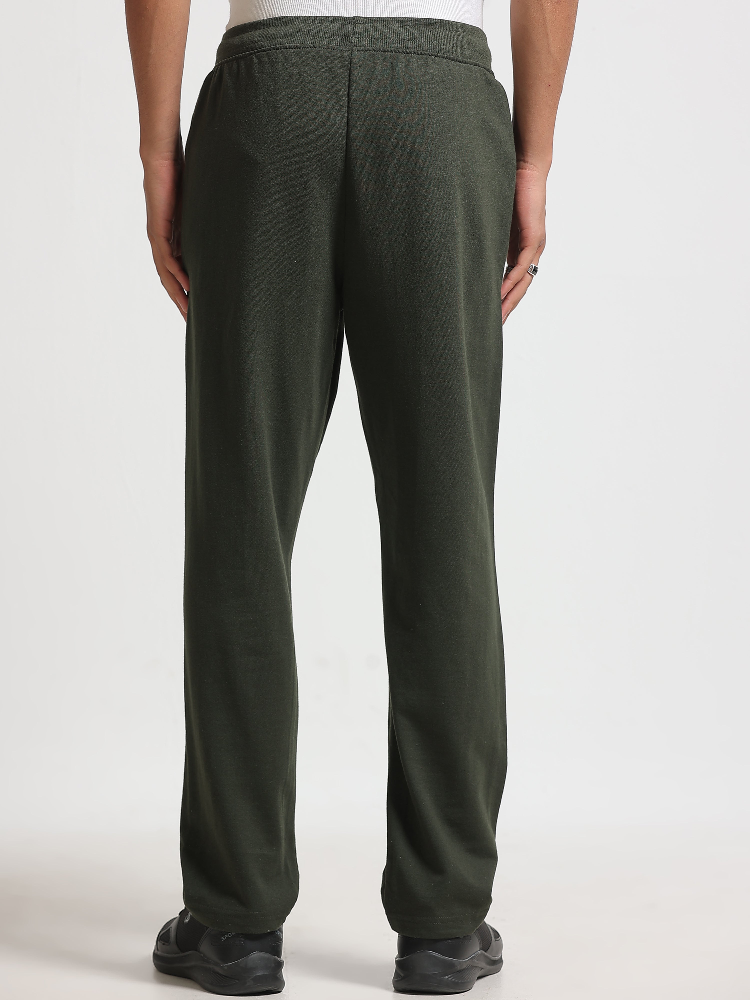 ARDEUR ZEAL IN YOU Men's Regular Fit Blend Track Pants - Olive