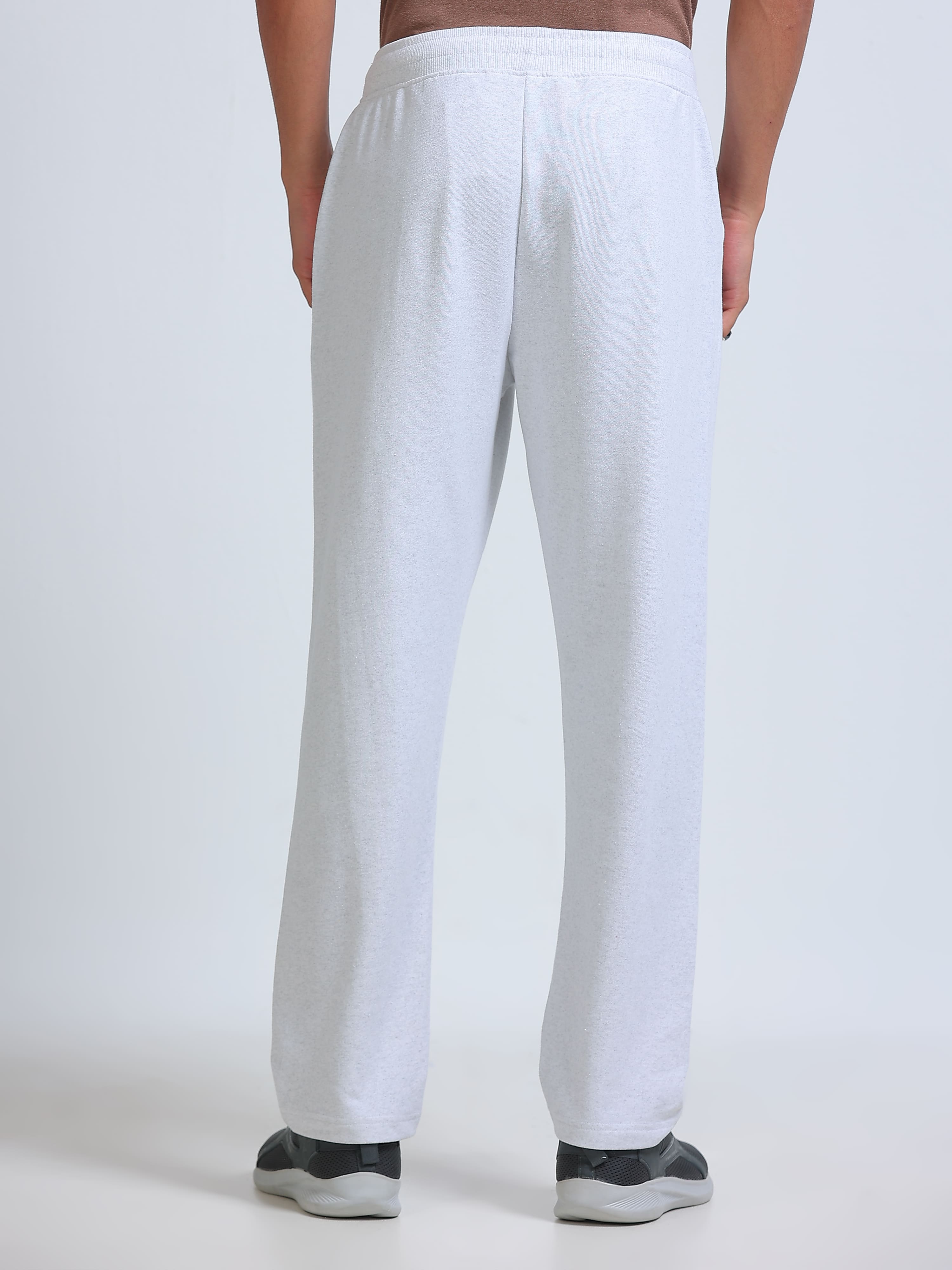ARDEUR ZEAL IN YOU Men's Regular Fit Blend Track Pants - White