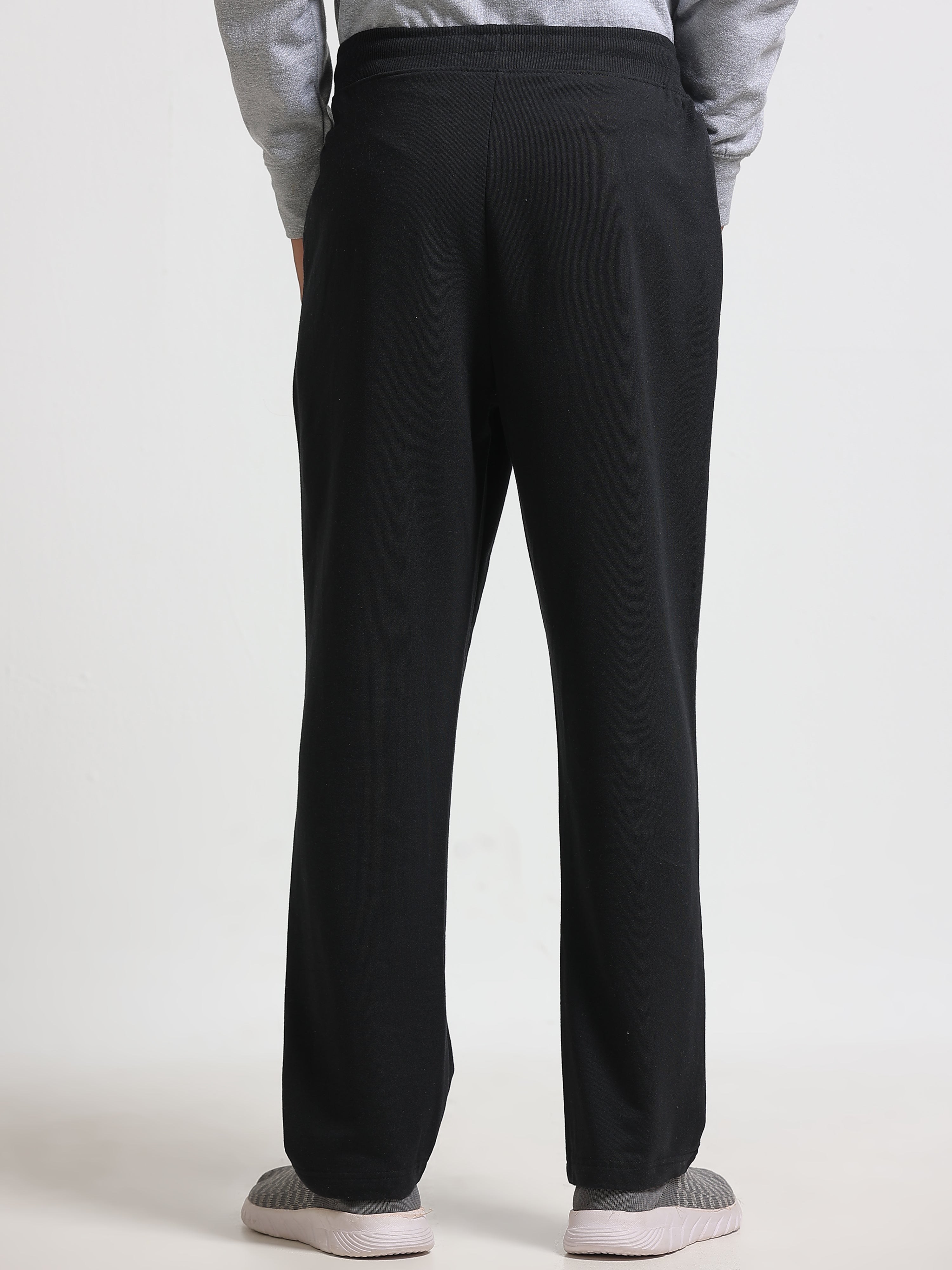 ARDEUR ZEAL IN YOU Men's Regular Fit Cotton Blend Track Pant - Black