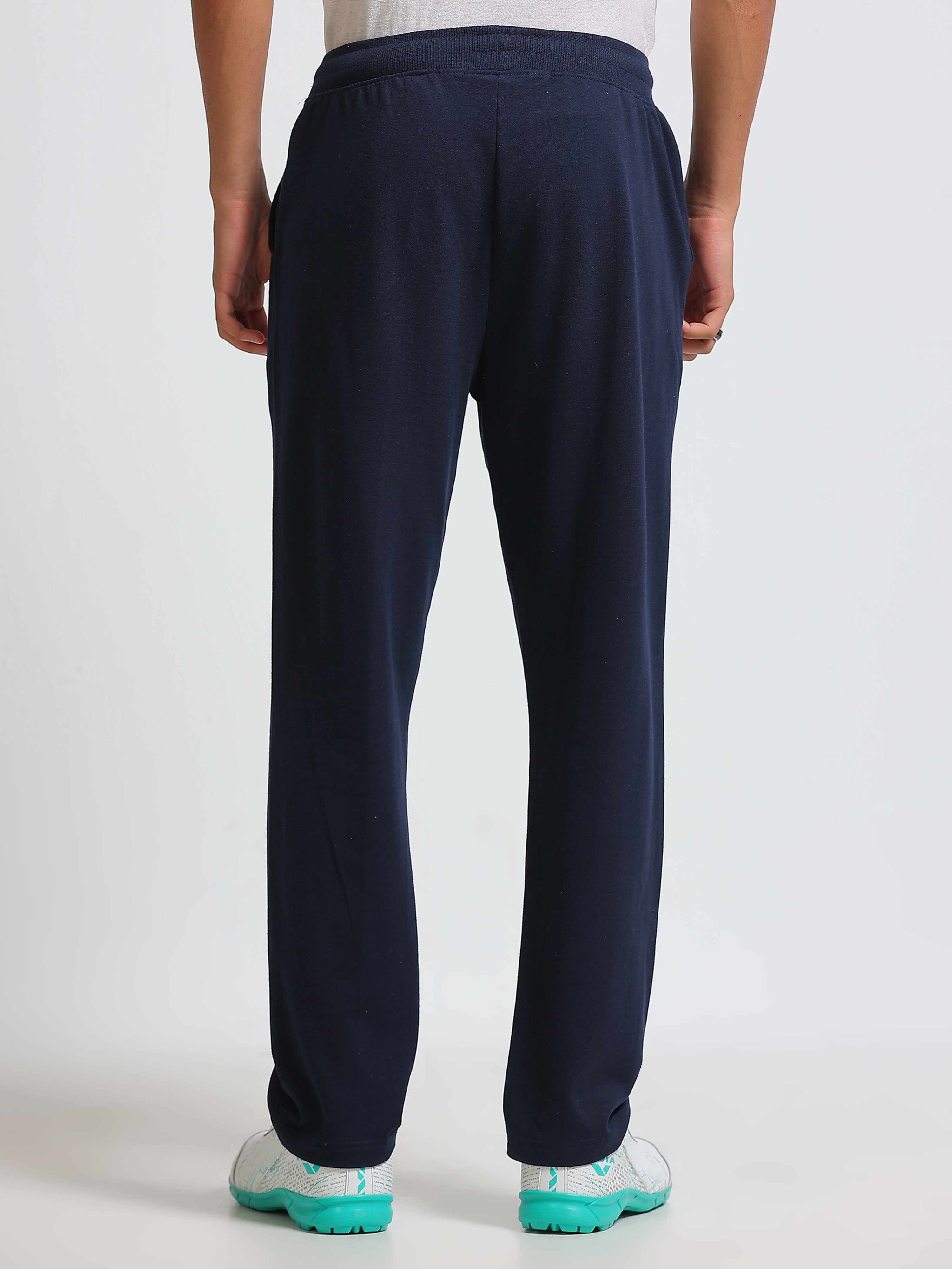 ARDEUR ZEAL IN YOU Men's Regular Fit Cotton Blend Track Pant - Navy