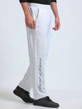 ARDEUR ZEAL IN YOU Men's Regular Fit Cotton Blend Track Pant - White
