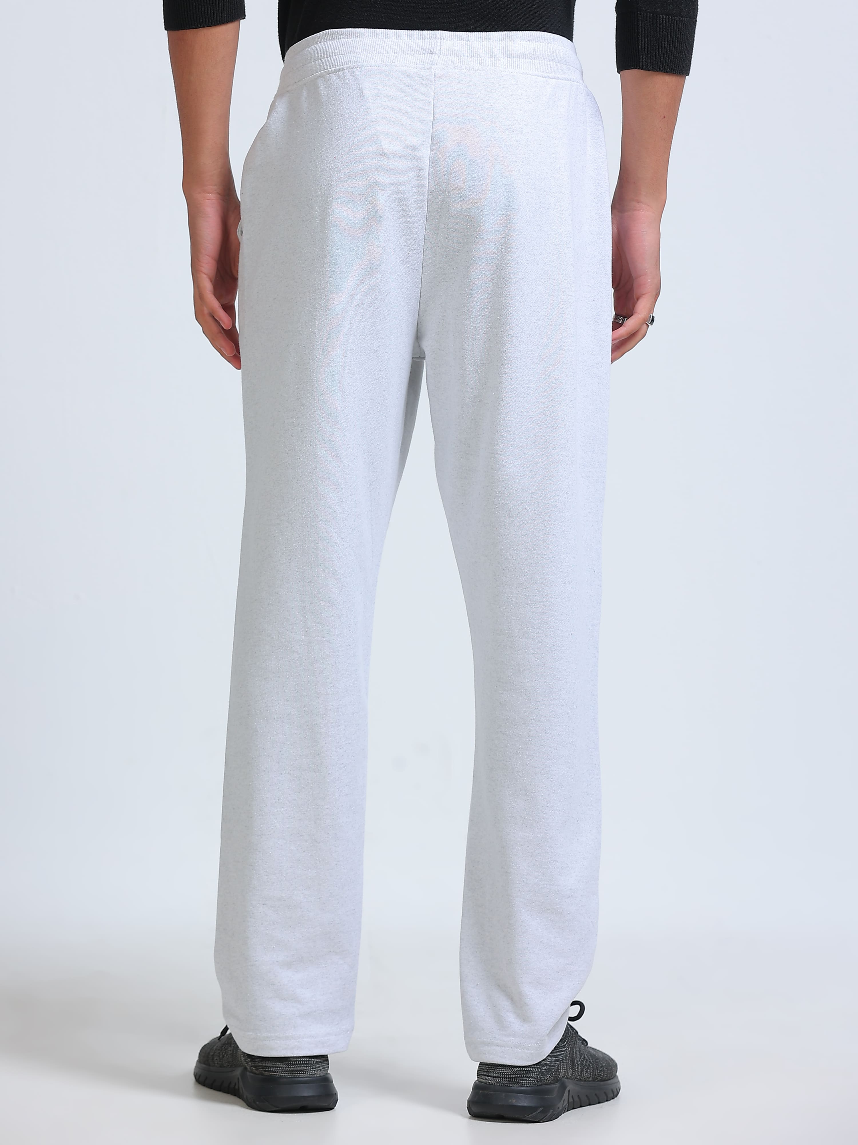 ARDEUR ZEAL IN YOU Men's Regular Fit Cotton Blend Track Pant - White