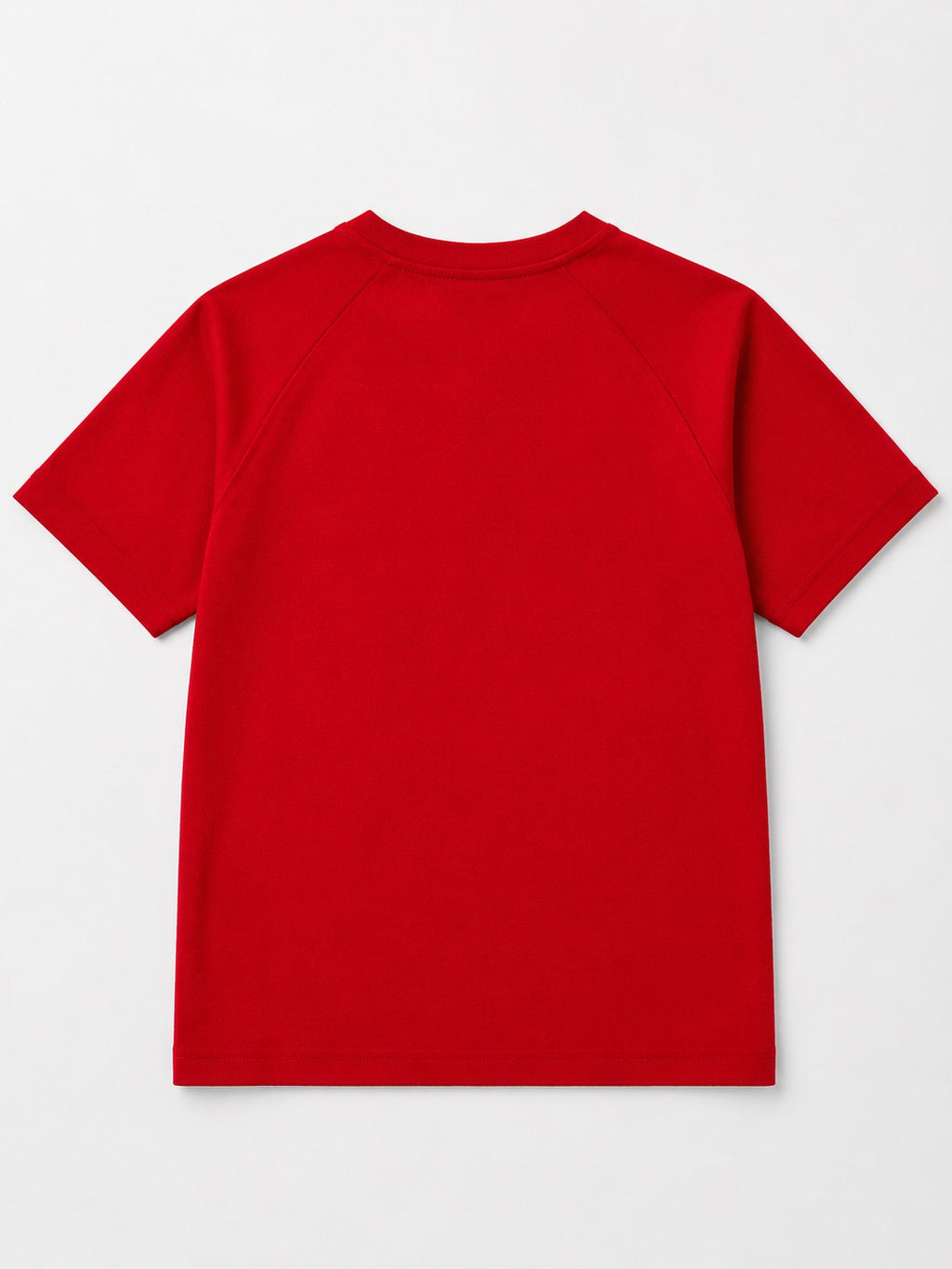 CODEZ Boys Red Relaxed Fit Match Day V Neck Graphic T-Shirt