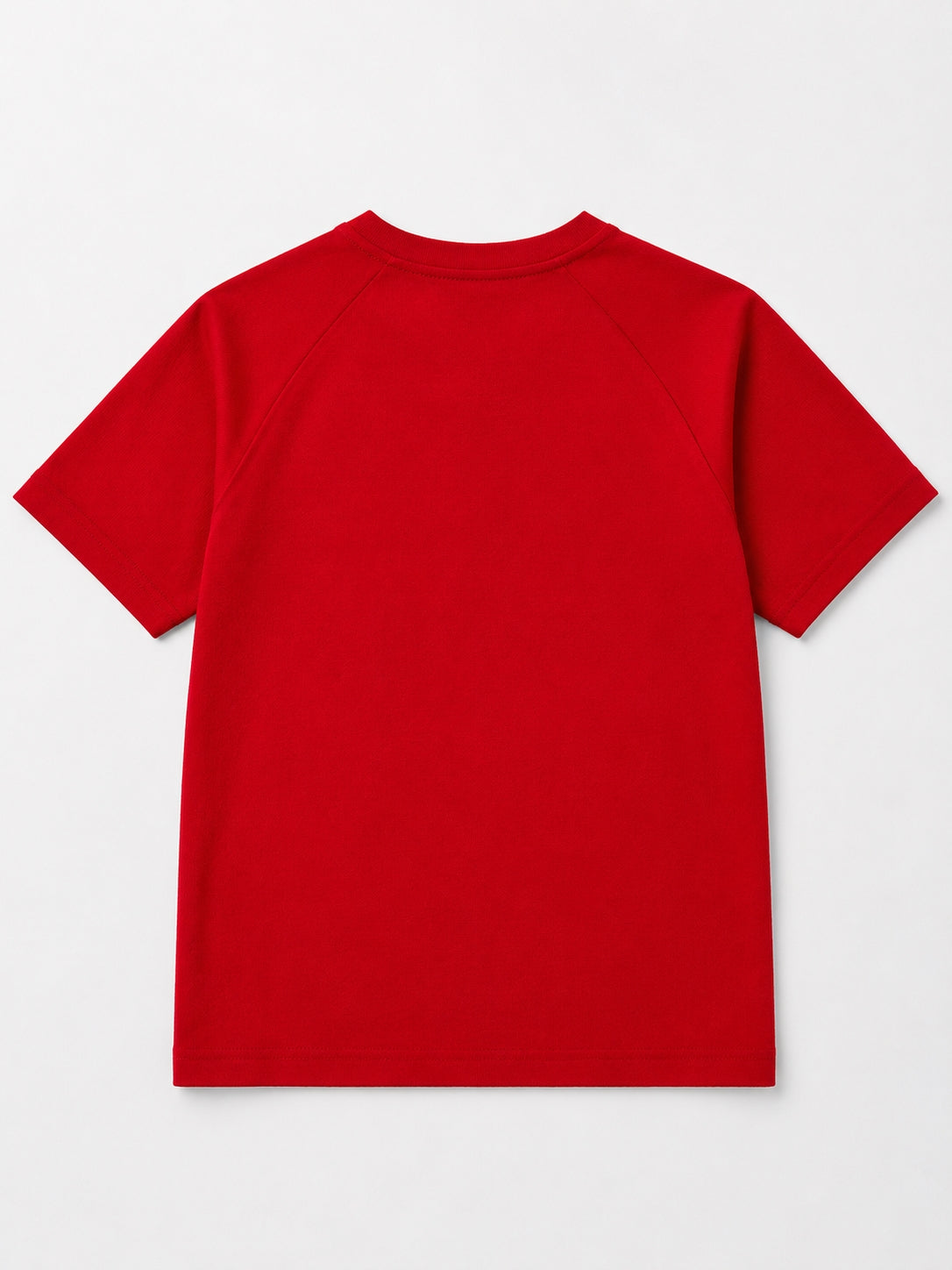 CODEZ Boys Red Relaxed Fit Match Day V Neck Graphic T-Shirt