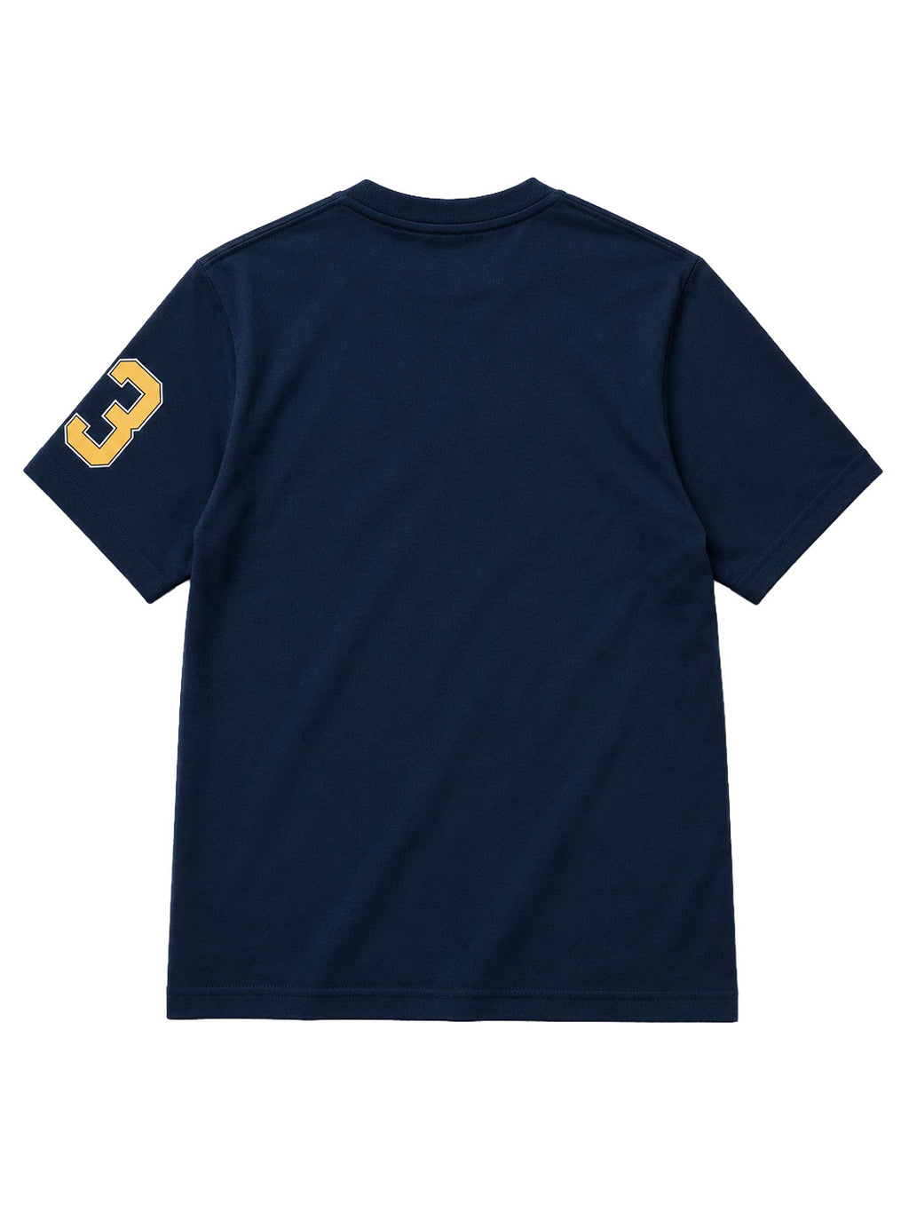 CODEZ Boys Navy Relaxed Fit Athletic League 23 Round Neck Graphic T-Shirt
