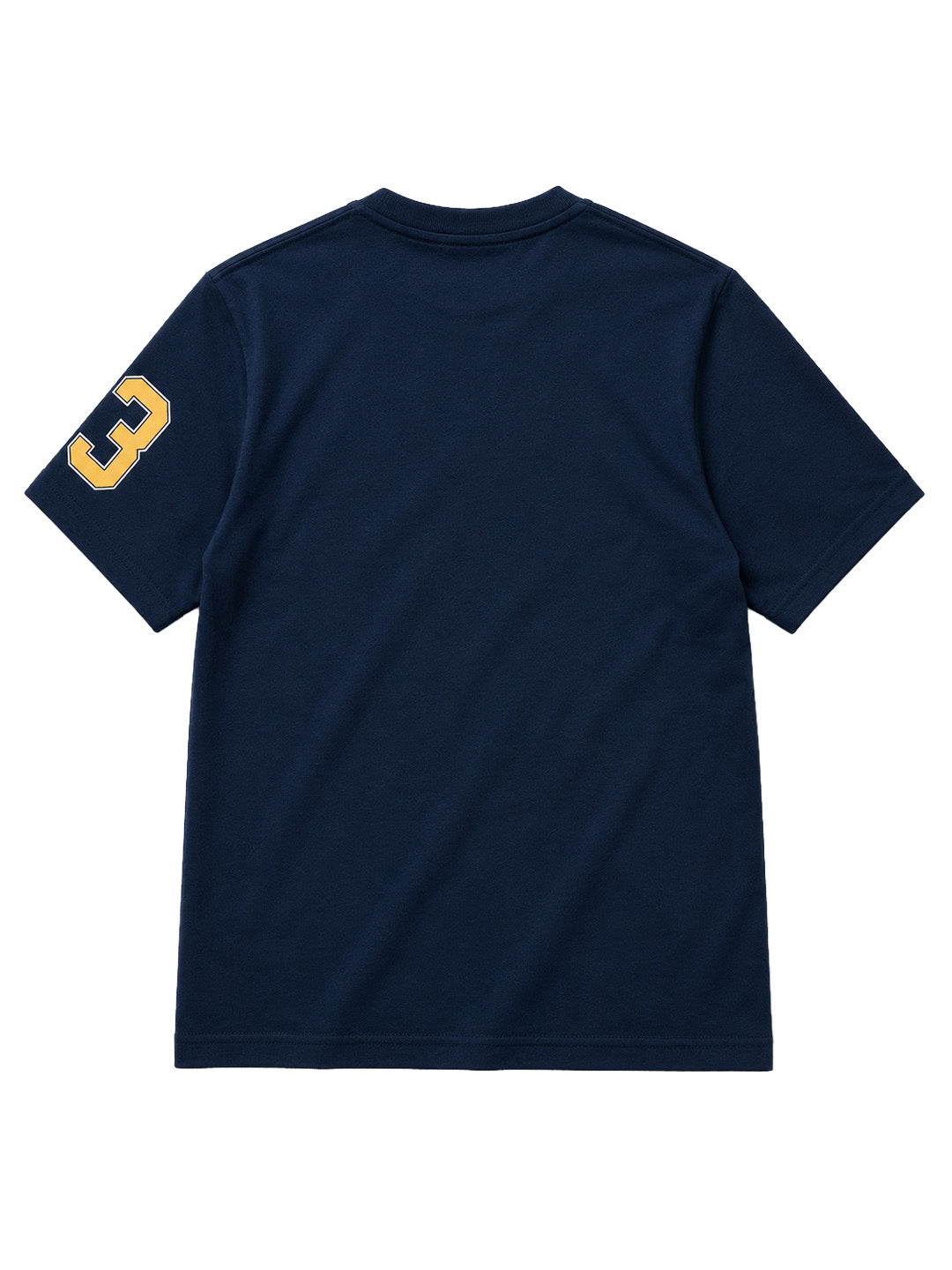 CODEZ Boys Navy Relaxed Fit Athletic League 23 Round Neck Graphic T-Shirt