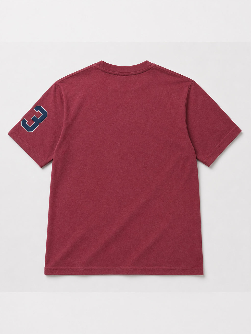 CODEZ Boys Pink Relaxed Fit Athletic League 23 Round Neck Graphic T-Shirt