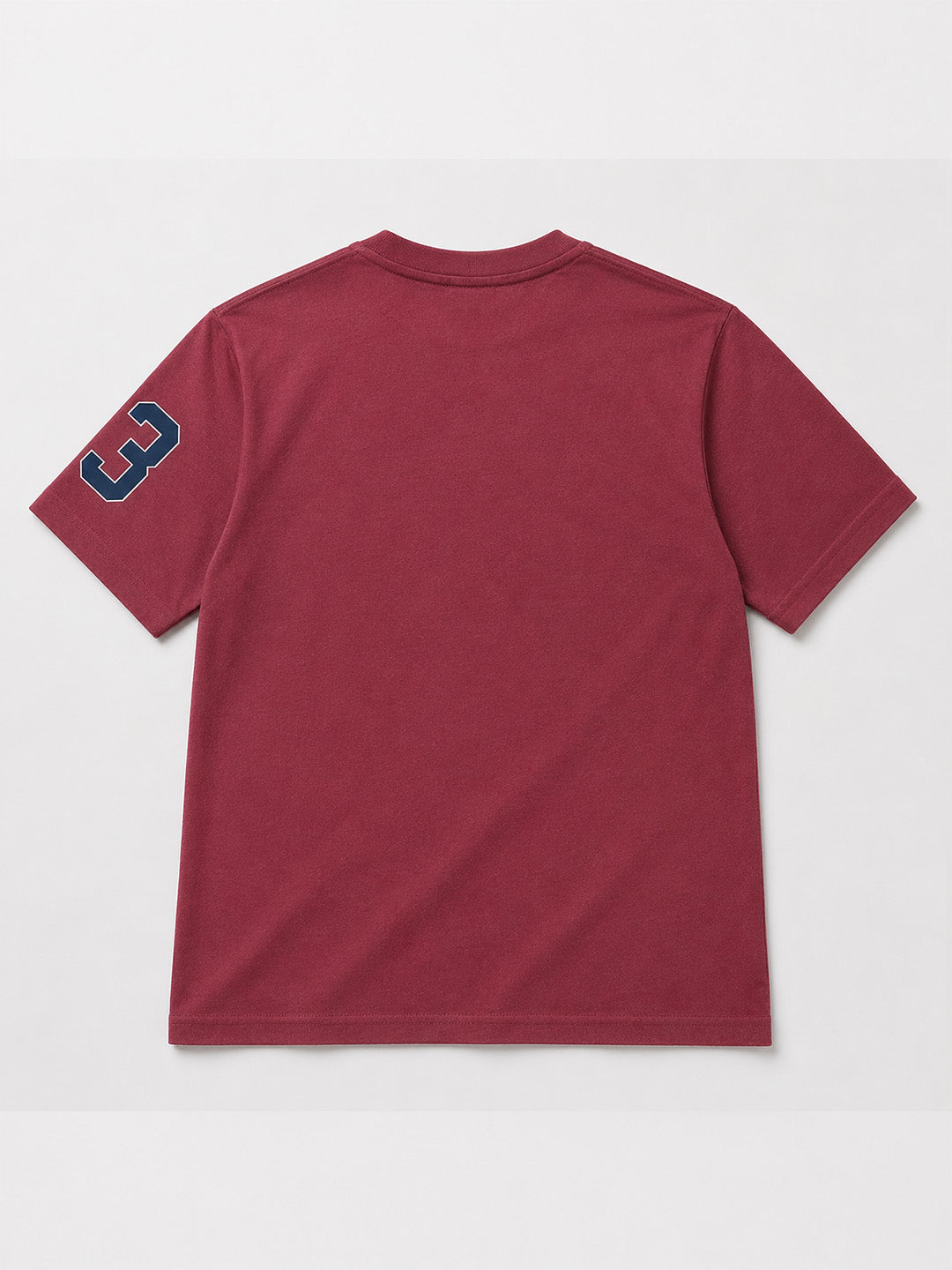 CODEZ Boys Pink Relaxed Fit Athletic League 23 Round Neck Graphic T-Shirt
