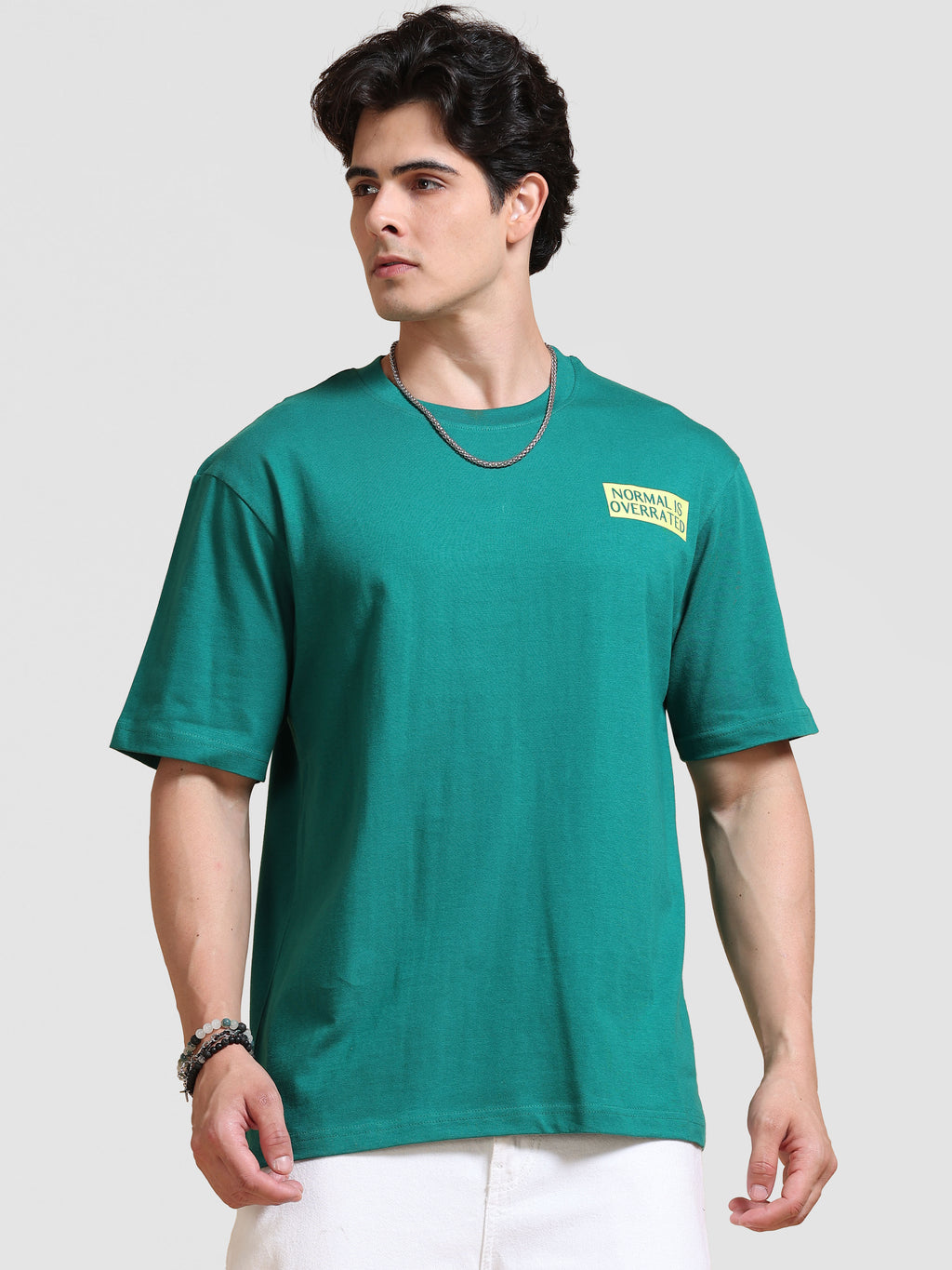 ARDEUR Men's Relaxed Fit 100% Cotton Graphic T-Shirt - Alpine Green
