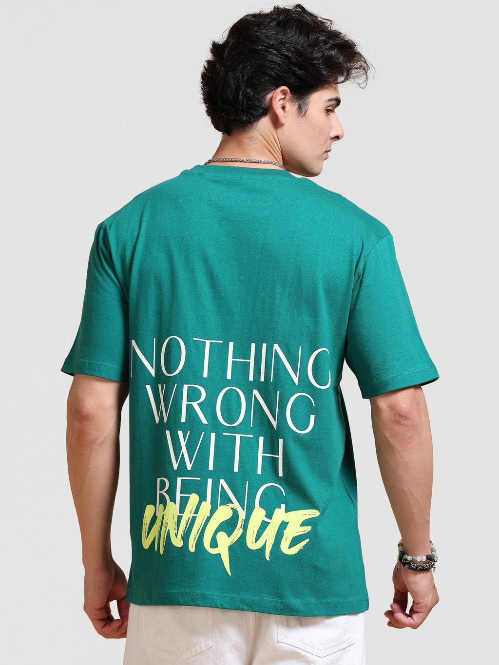 ARDEUR Men's Relaxed Fit 100% Cotton Graphic T-Shirt - Alpine Green