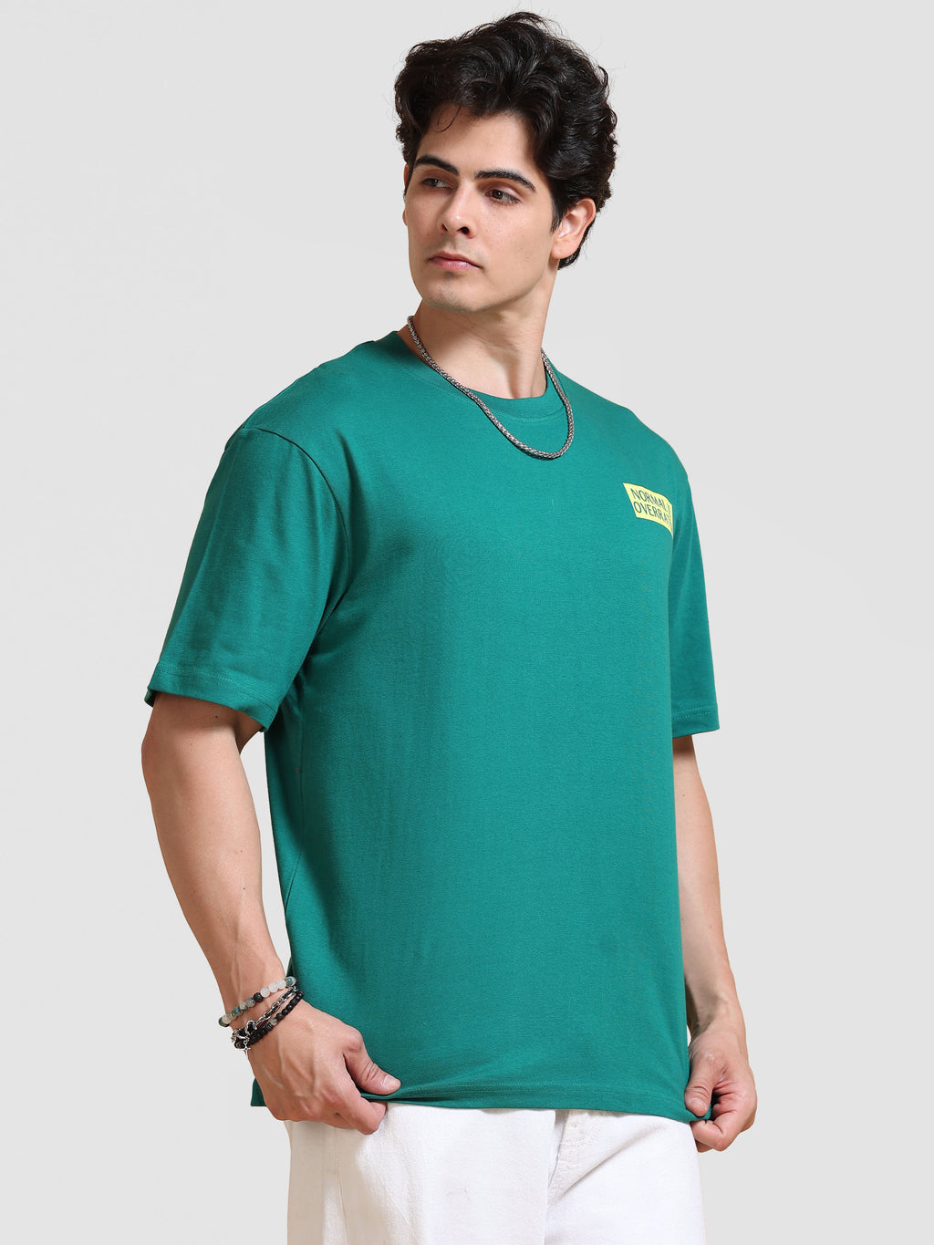 ARDEUR Men's Relaxed Fit 100% Cotton Graphic T-Shirt - Alpine Green