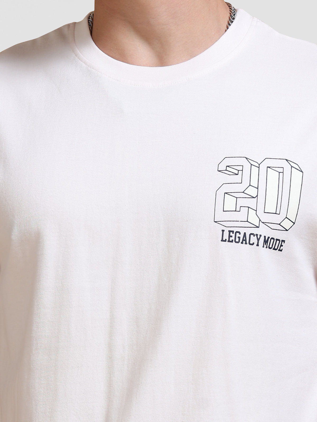 ARDEUR Men's Relaxed Fit Pure Cotton Graphic T-Shirt - Delicacy