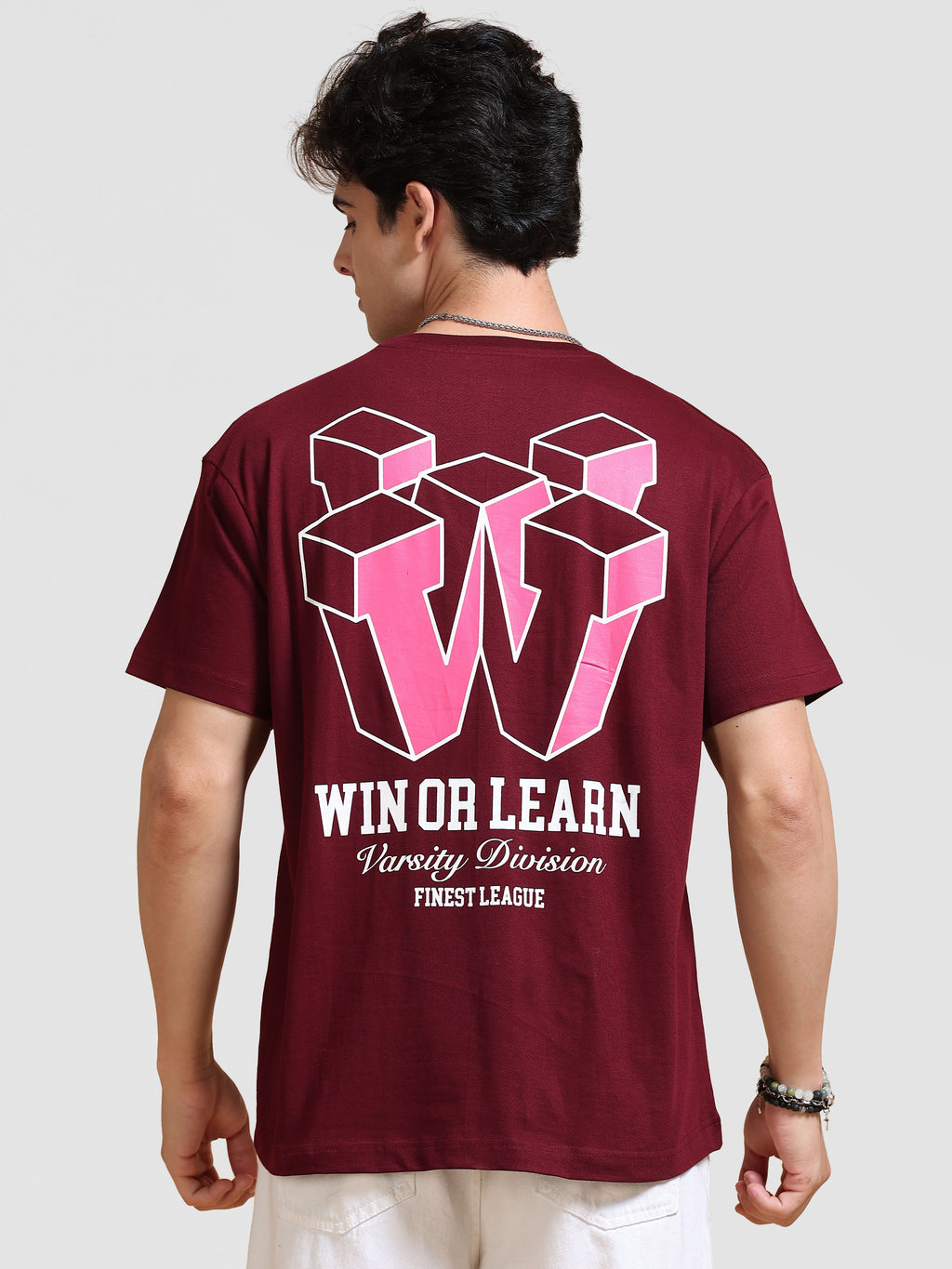 ARDEUR Men's Relaxed Fit 100% Cotton Graphic T-Shirt - Tawny Port