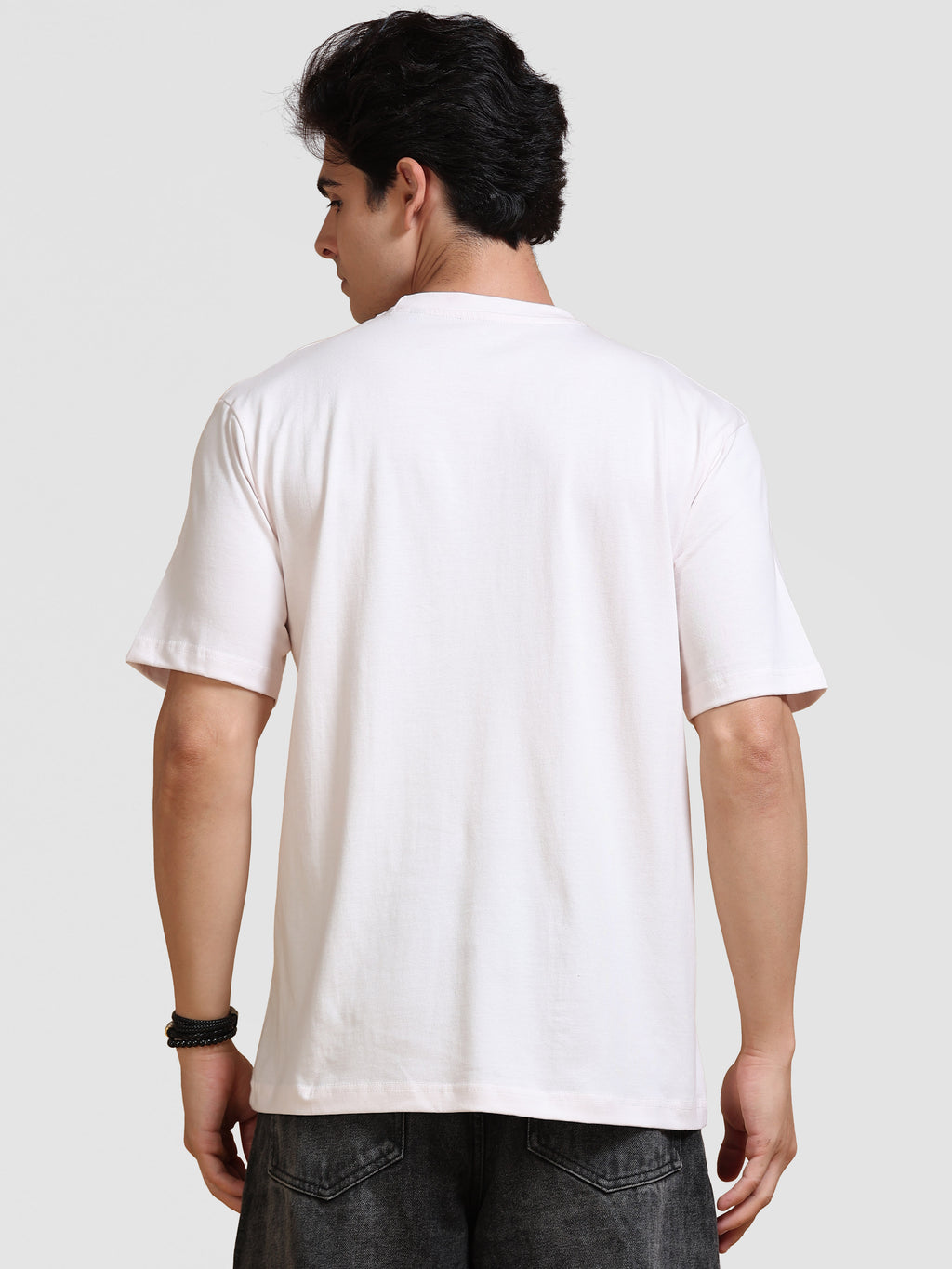 ARDEUR Men's Relaxed Fit 100% Cotton Graphic Printed T-Shirt - Delicacy