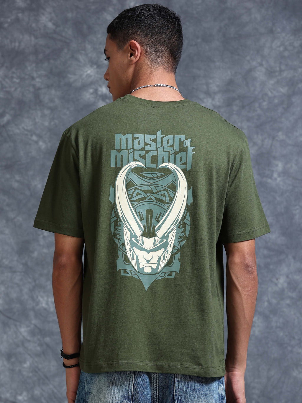 ARDEUR STREETZ Men's Relaxed Fit 100% Cotton Graphic T-Shirt - Rifle Green