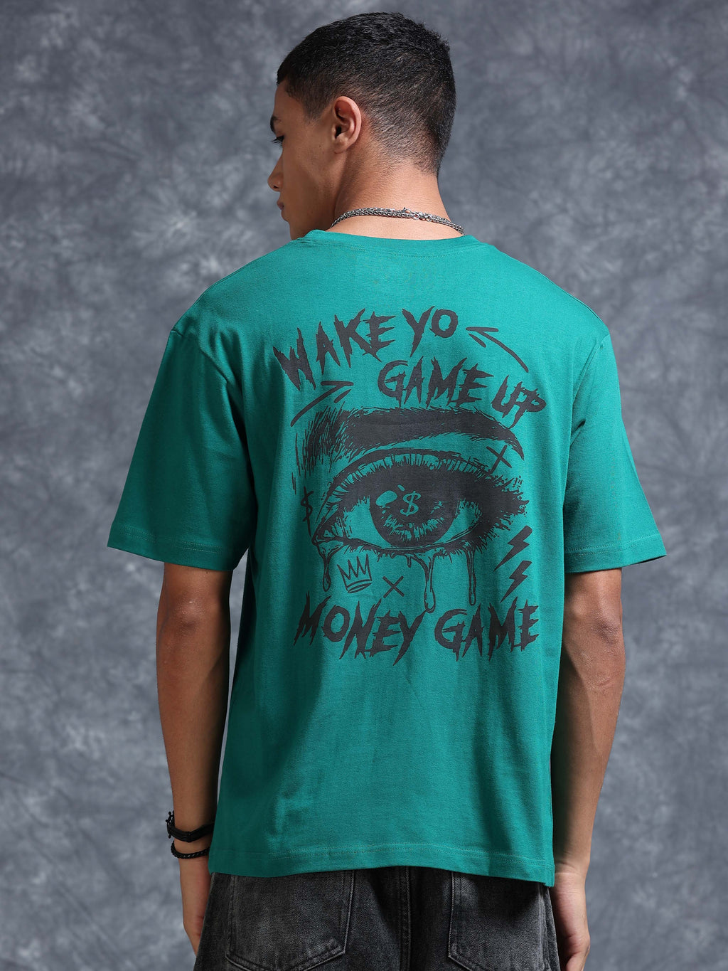 ARDEUR STREETZ Men's Relaxed Fit 100% Cotton Graphic T-Shirt - Alpine Green