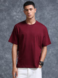 ARDEUR STREETZ Men's Relaxed Fit 100% Cotton Graphic T-Shirt - Tawny Port