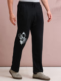 ARDEUR STREETZ Men's Relaxed Fit Track Pants - Black