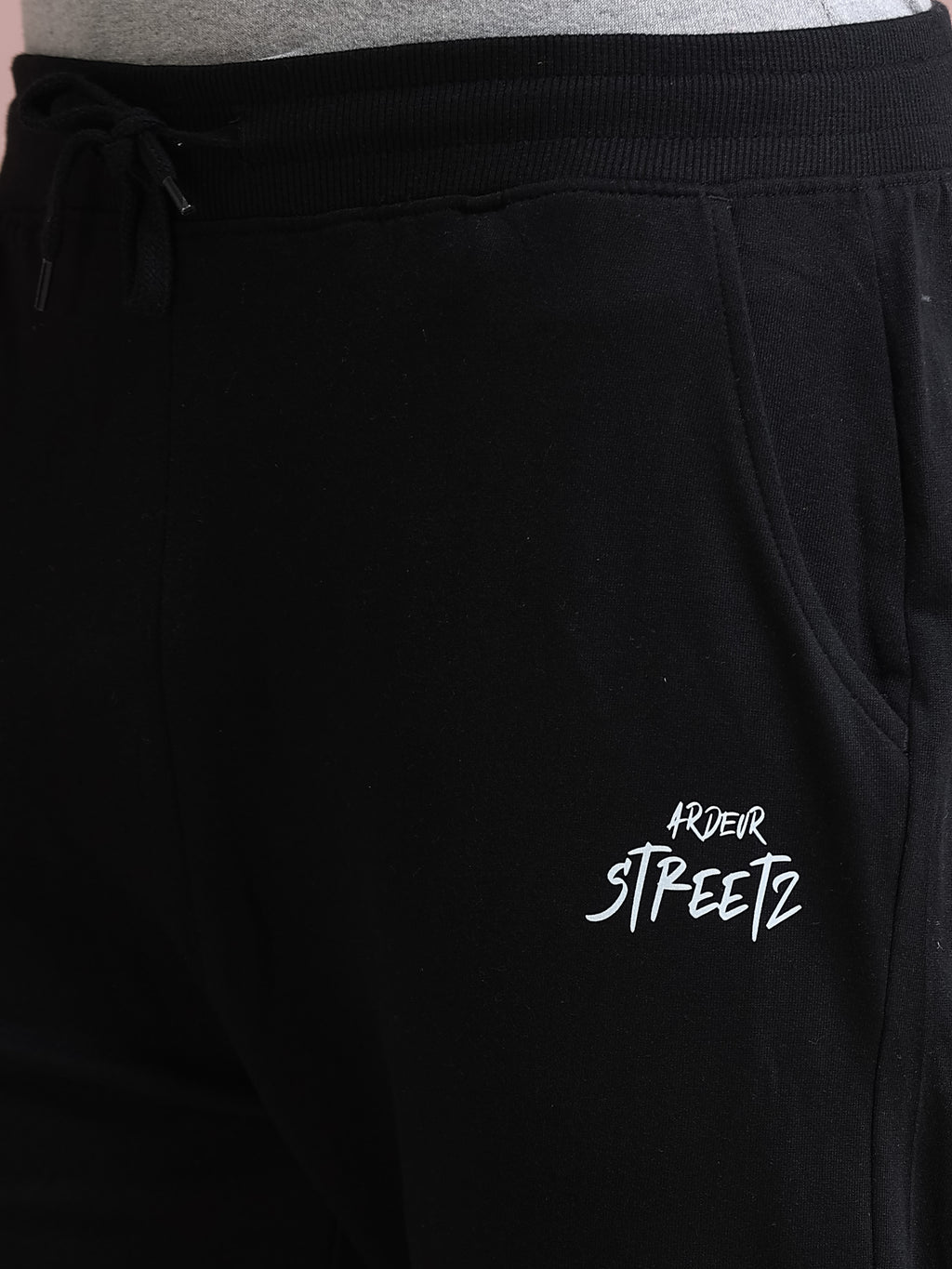 ARDEUR STREETZ Men's Relaxed Fit Track Pants - Black