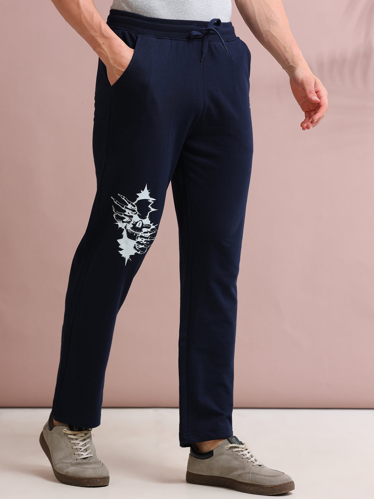 ARDEUR STREETZ Men's Relaxed Fit Track Pants - Navy