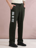 ARDEUR ZEAL IN YOU Men's Relaxed Fit Cotton Blended Track Pants - Olive