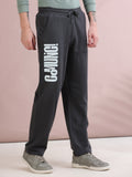 ARDEUR ZEAL IN YOU Men's Relaxed Fit TypographyTrack Pants - Steel Grey