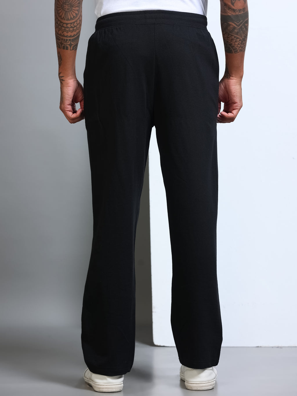 ARDEUR Men's Relaxed Fit Track Pants - Black