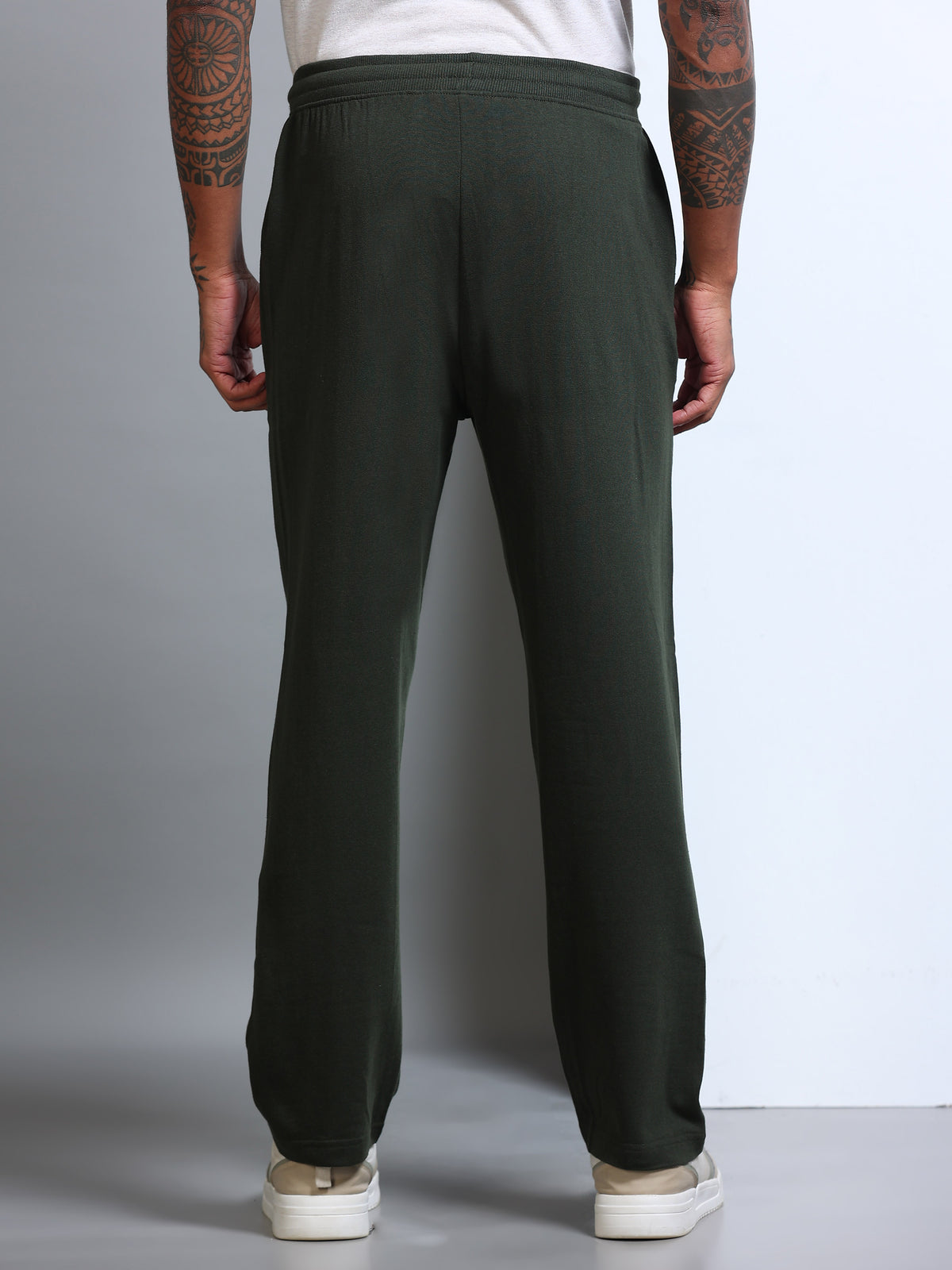 ARDEUR Men's Relaxed Fit Track Pants - Olive