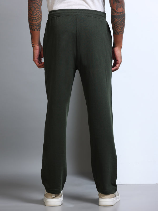 ARDEUR Men's Relaxed Fit Track Pants - Olive