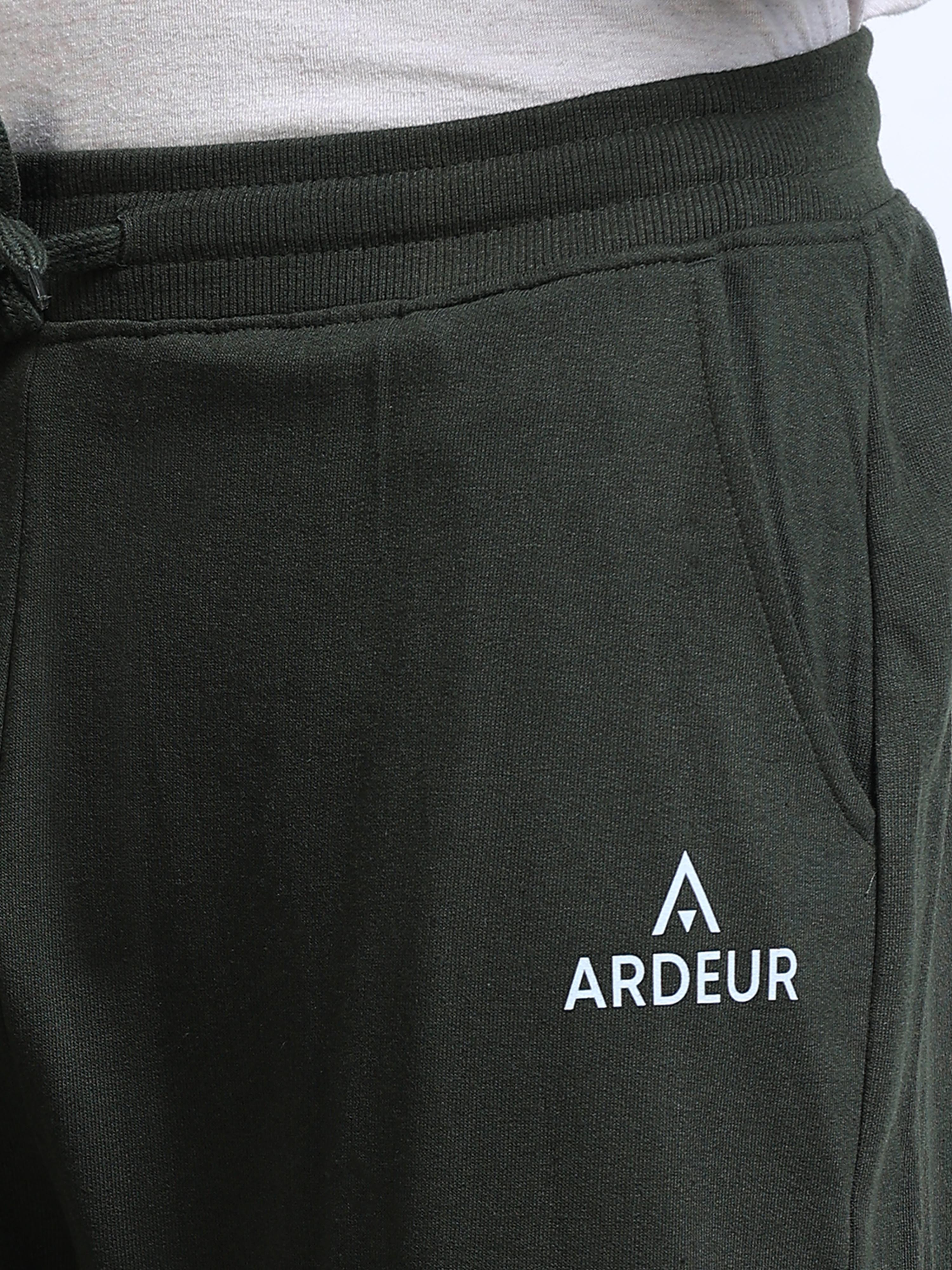 ARDEUR Men's Relaxed Fit Track Pants - Olive