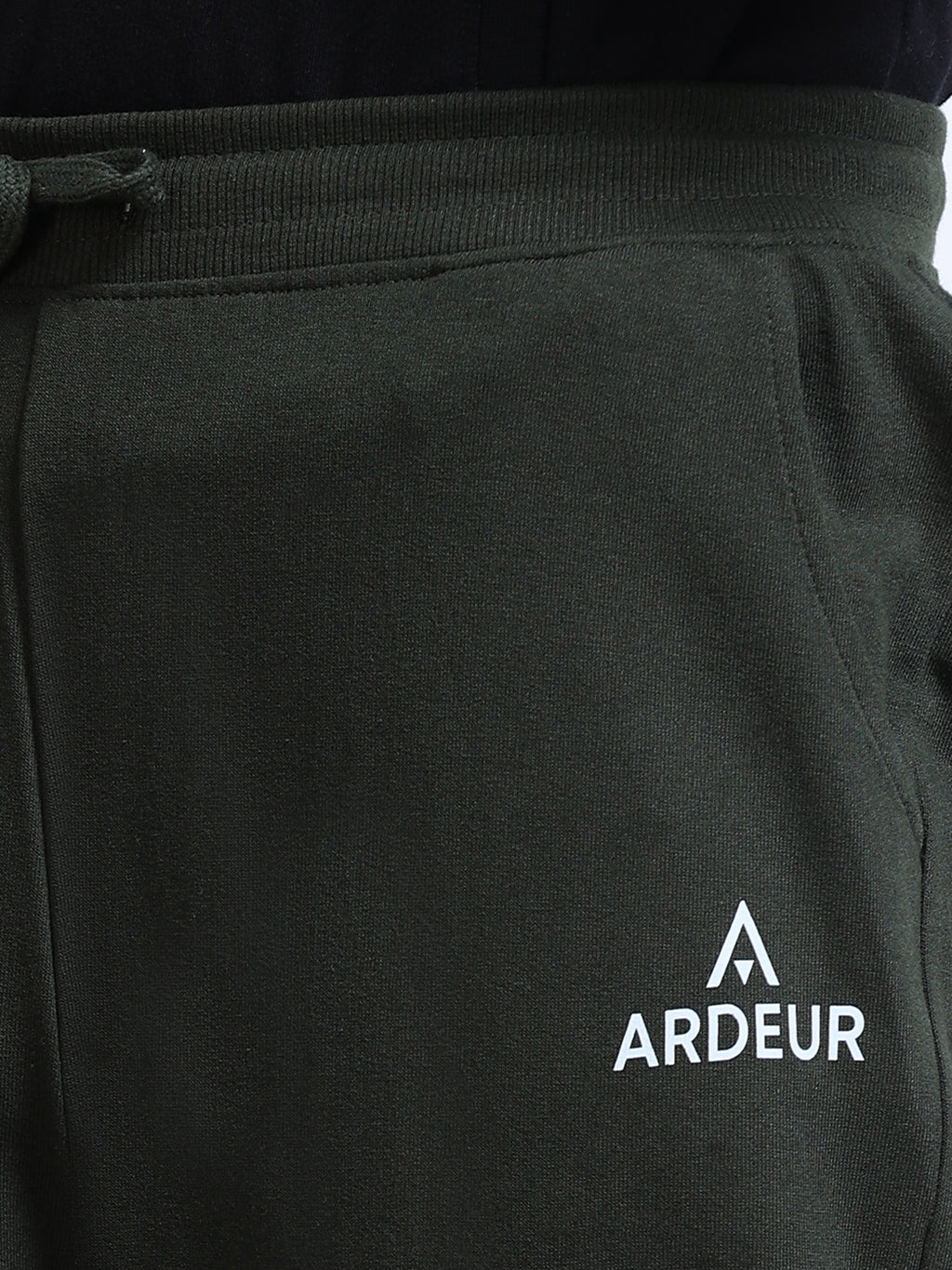 ARDEUR Men's Relaxed Fit Printed Track Pants - Olive