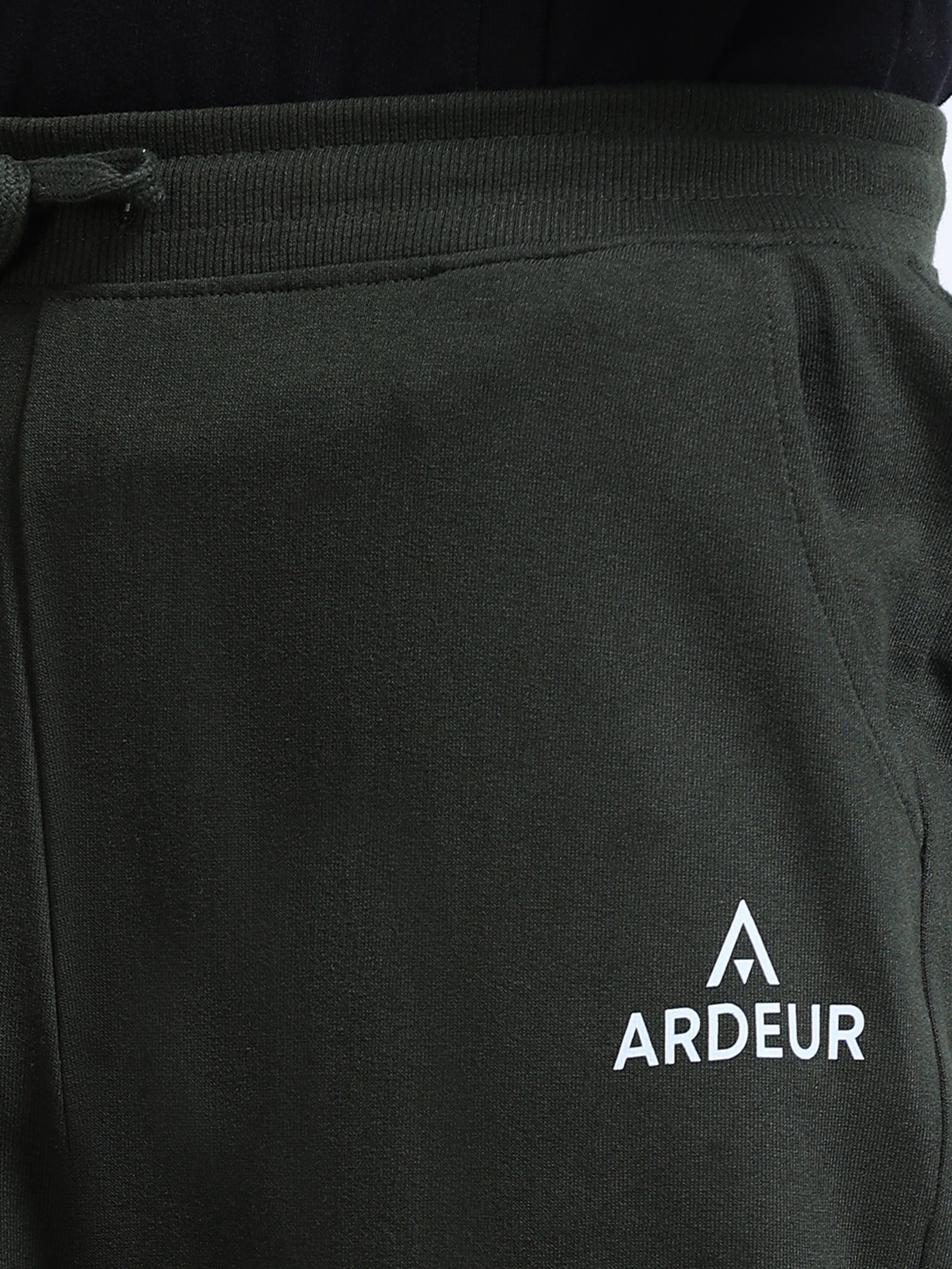 ARDEUR Men's Relaxed Fit Printed Track Pants - Olive
