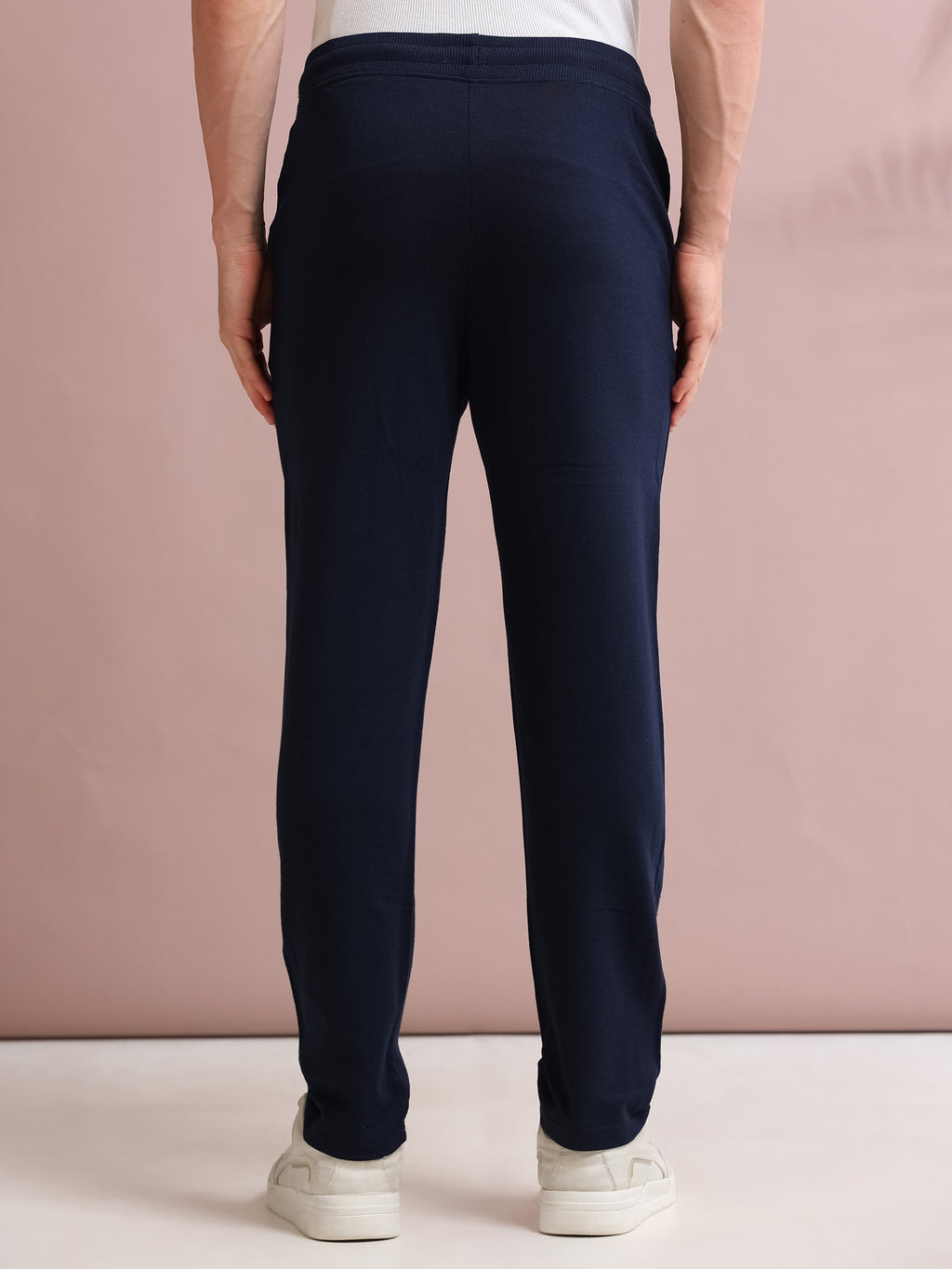 ARDEUR STREETZ Men's Regular Fit Blend Track Pants - Navy