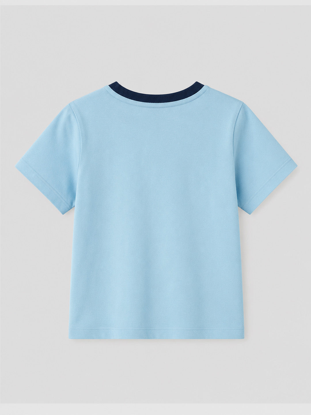 CODEZ Boys Cool Blue Pure Cotton Born For Adventure Graphic Relaxed Fit T-Shirt