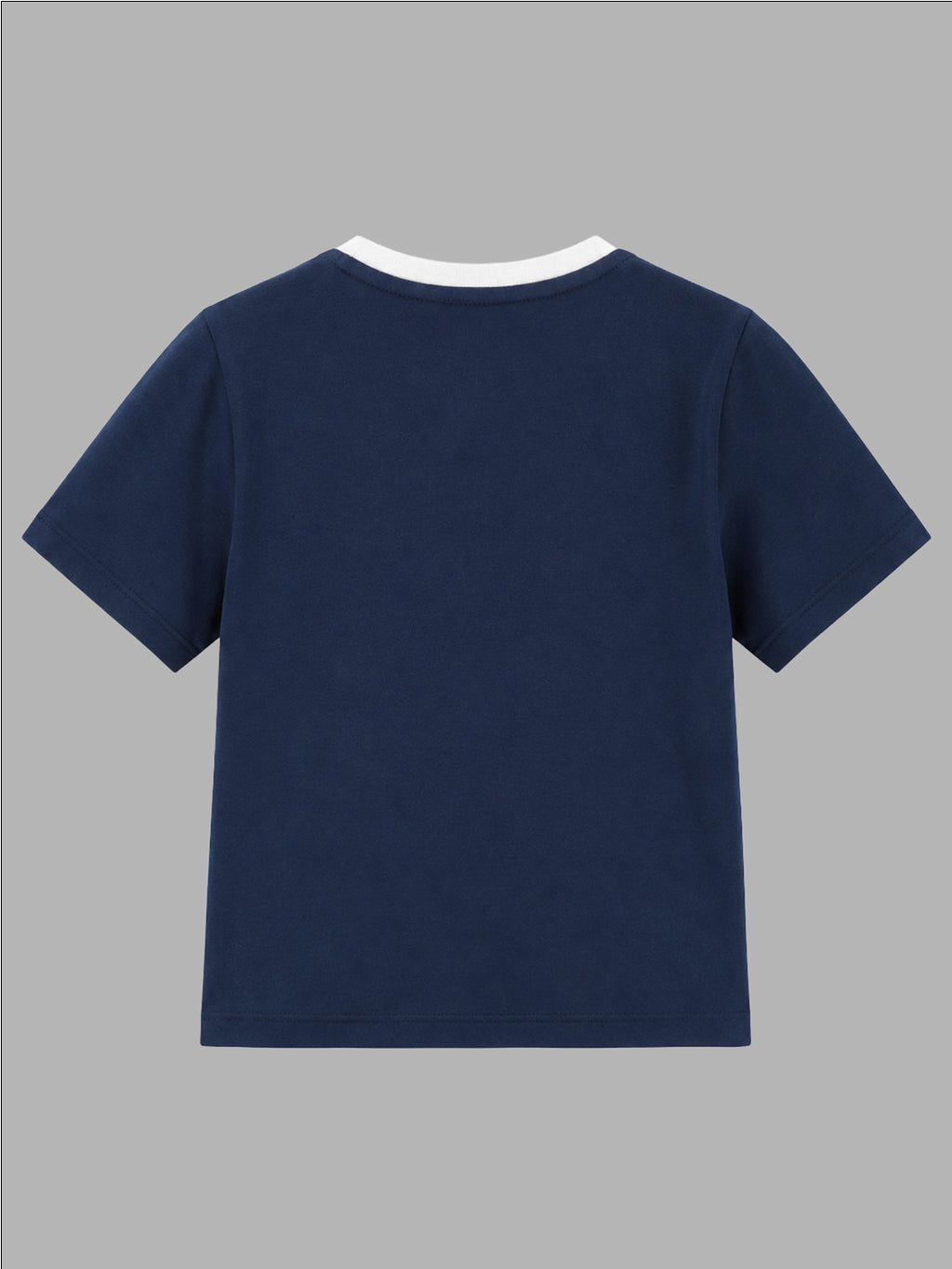 CODEZ Boys Estate Blue Pure Cotton Crossing The River Expedition Graphic Relaxed Fit T-Shirt