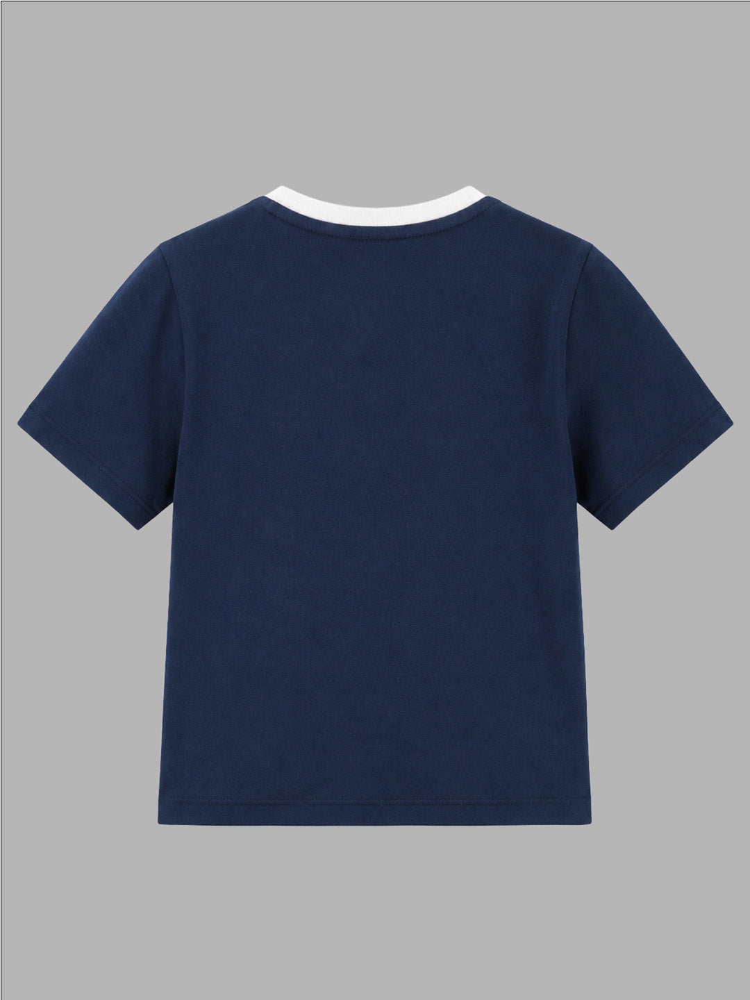 CODEZ Boys Estate Blue Pure Cotton Crossing The River Expedition Graphic Relaxed Fit T-Shirt