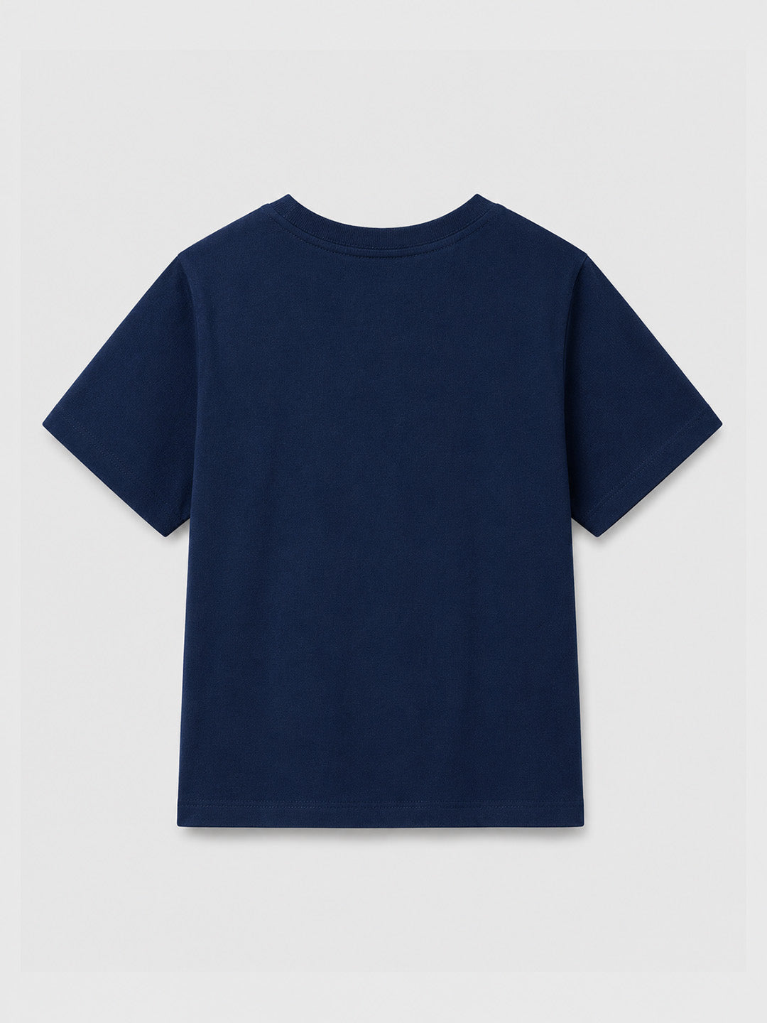 CODEZ Boys Estate Blue Pure Cotton Find New Roads Graphic Relaxed Fit T-Shirt