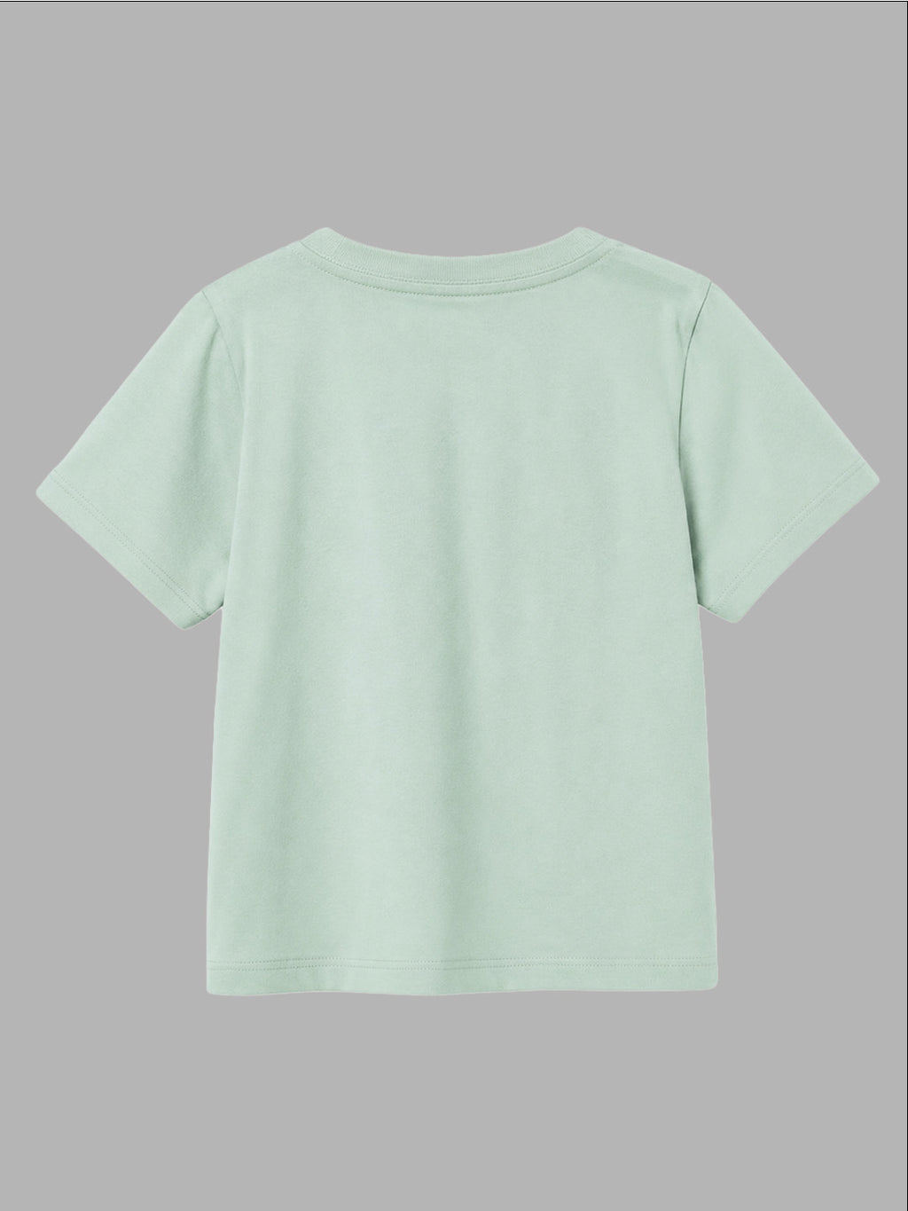 CODEZ Boys Fog Green Pure Cotton Forever Hungry Bear Graphic Relaxed Fit T-Shirt